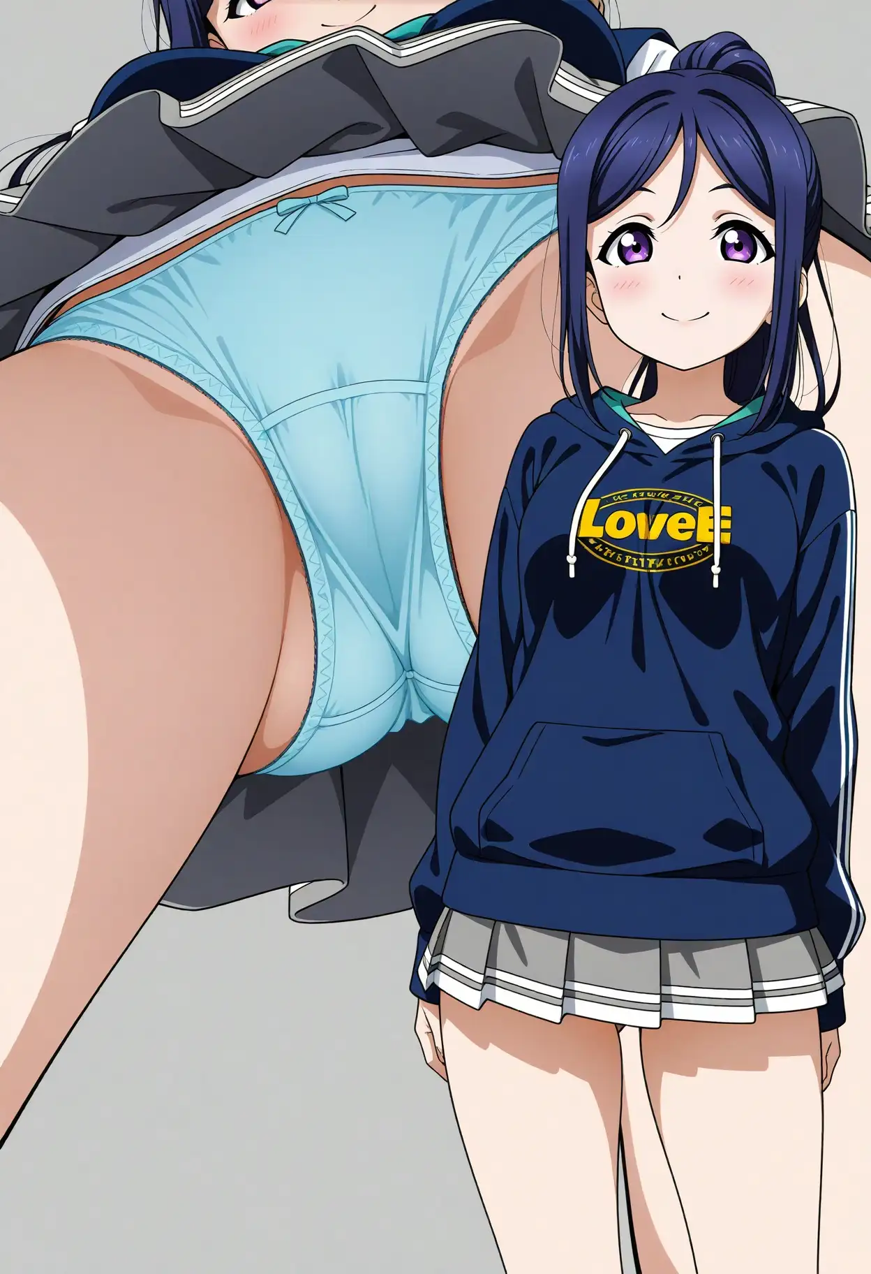 立ち絵とローアングル【松浦果南風1】 1ページ