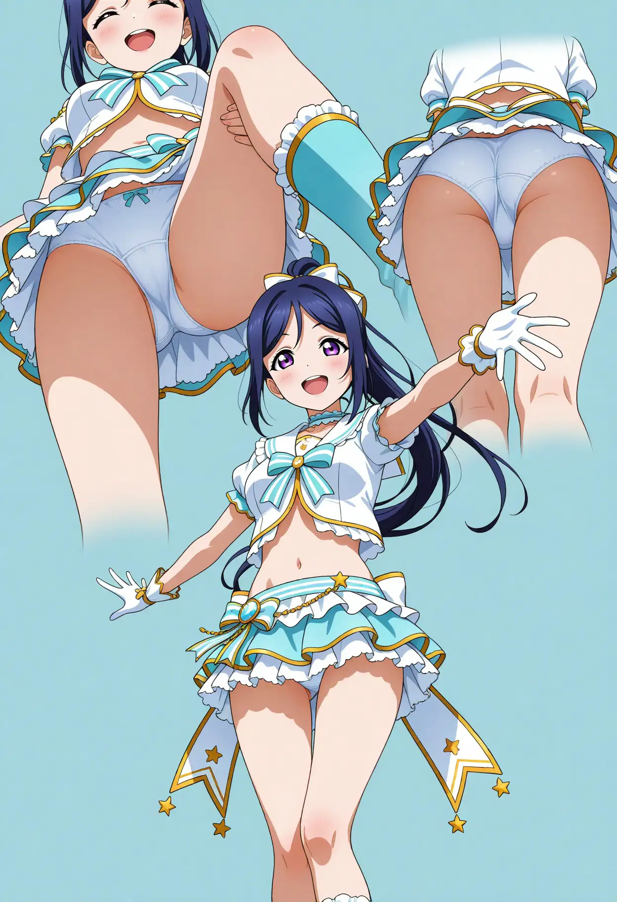 立ち絵とローアングル【松浦果南風1】 4ページ