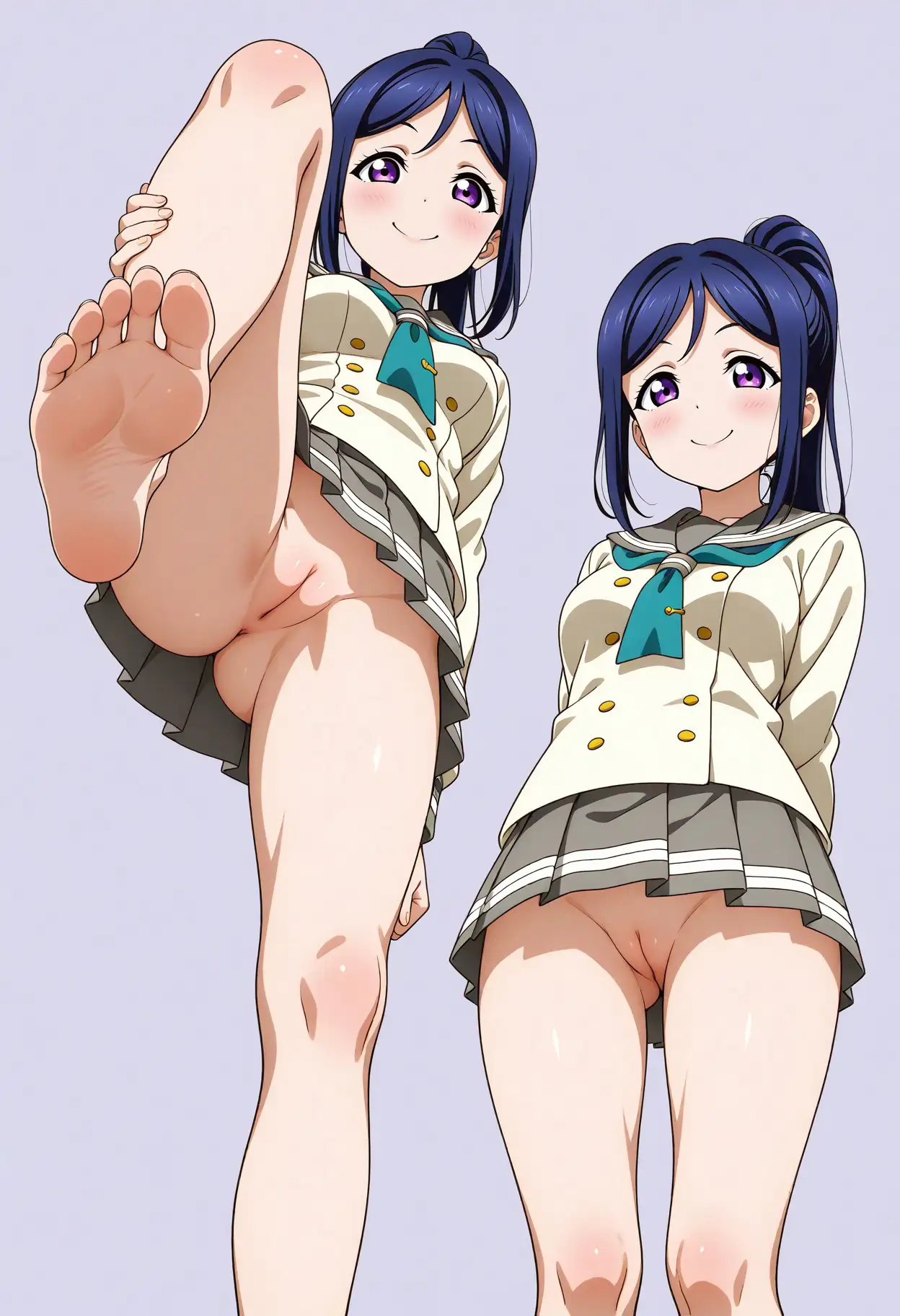 立ち絵とローアングル【松浦果南風1】 9ページ