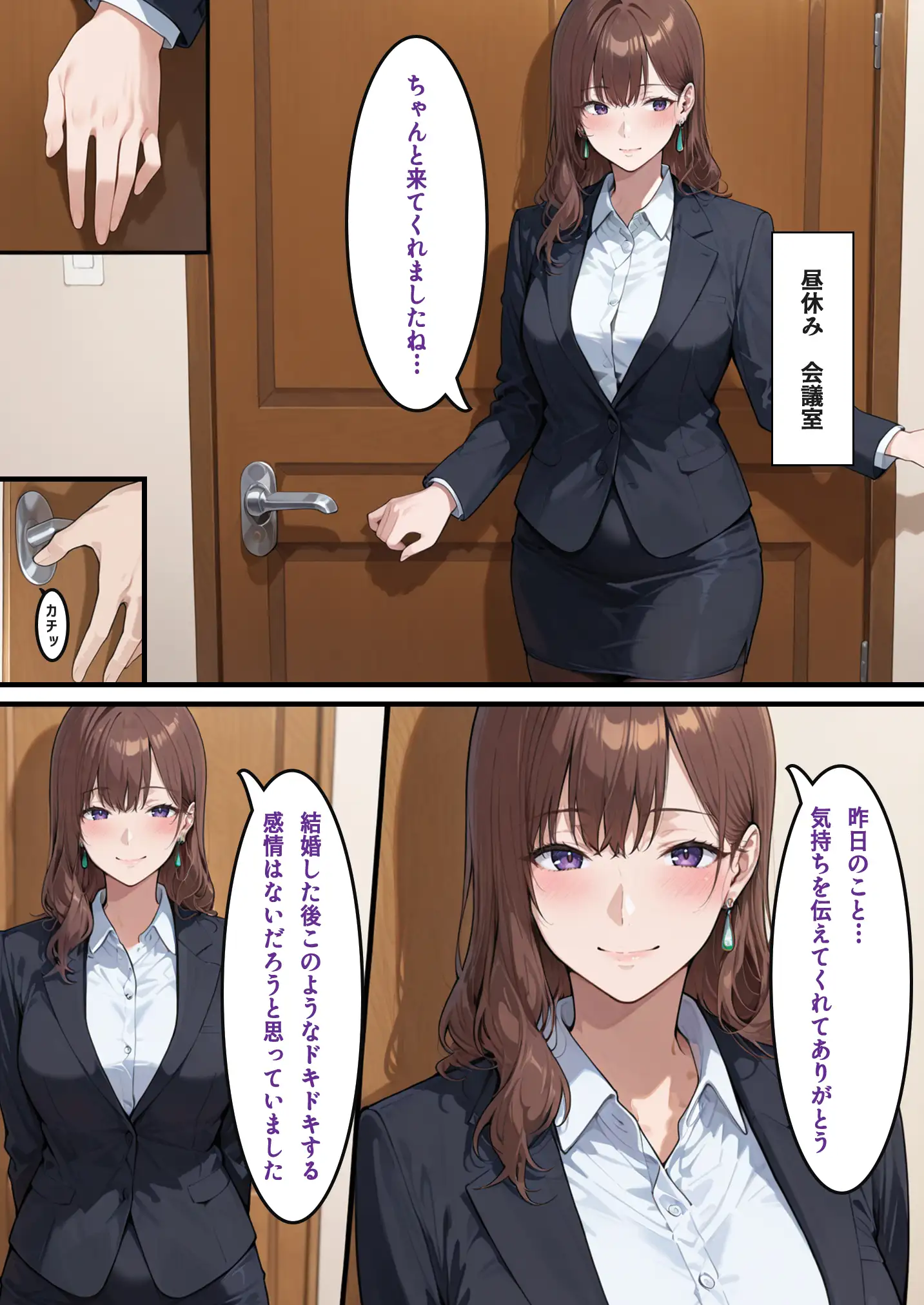 美人妻上司紗代との練習（不倫）時間 16ページ