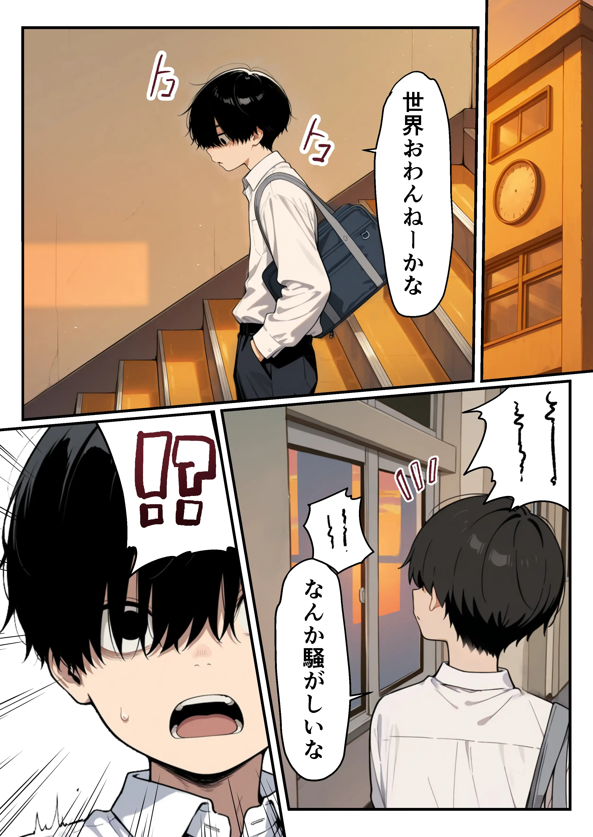 ゾンビに支配された学園で冴えない童貞のオタク君が少女たちの救世主になる話 5ページ