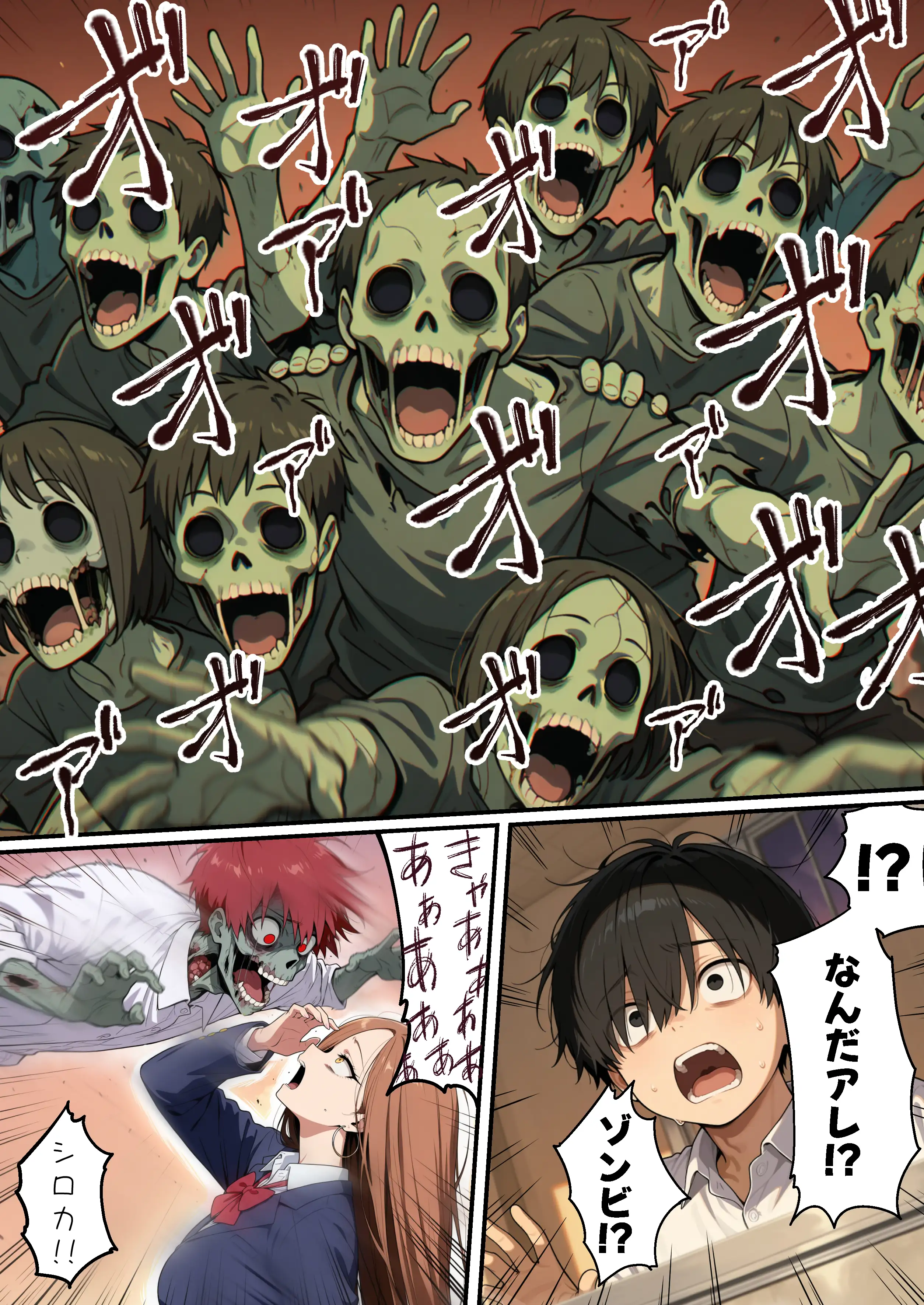 ゾンビに支配された学園で冴えない童貞のオタク君が少女たちの救世主になる話 6ページ