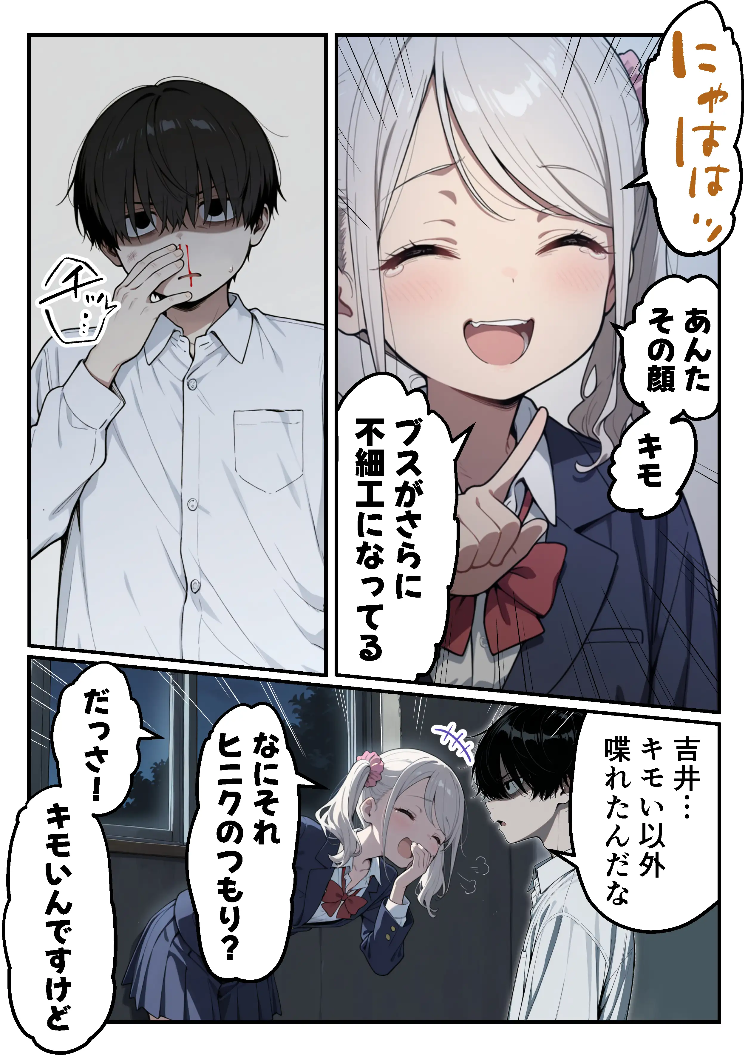 ゾンビに支配された学園で冴えない童貞のオタク君が少女たちの救世主になる話 24ページ