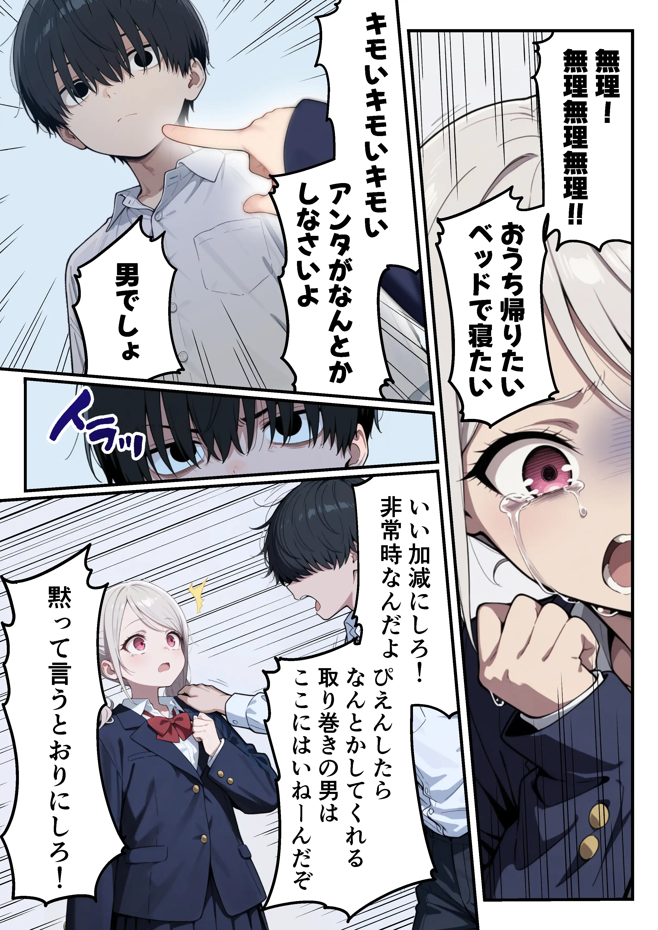 ゾンビに支配された学園で冴えない童貞のオタク君が少女たちの救世主になる話 29ページ