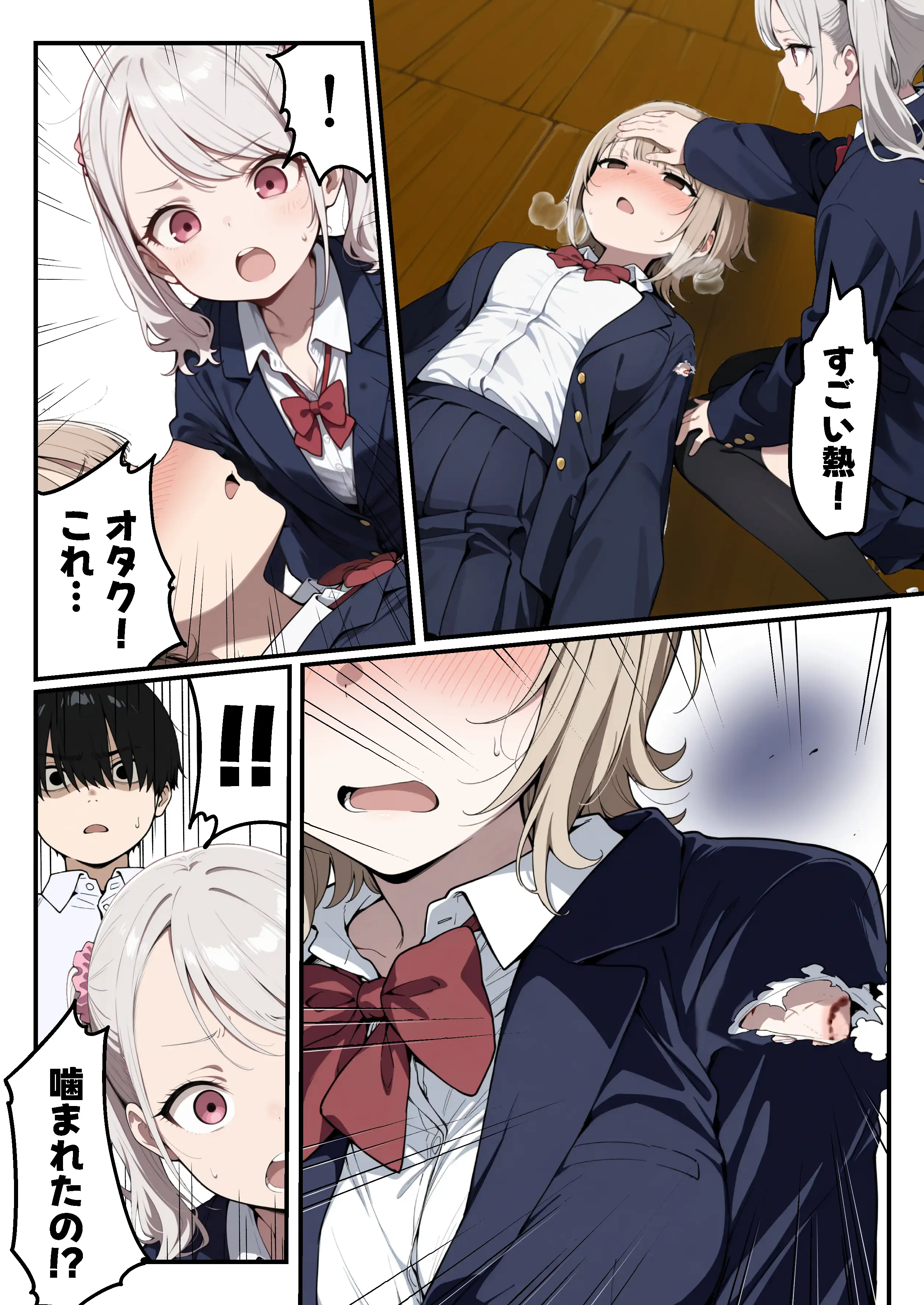 ゾンビに支配された学園で冴えない童貞のオタク君が少女たちの救世主になる話 32ページ
