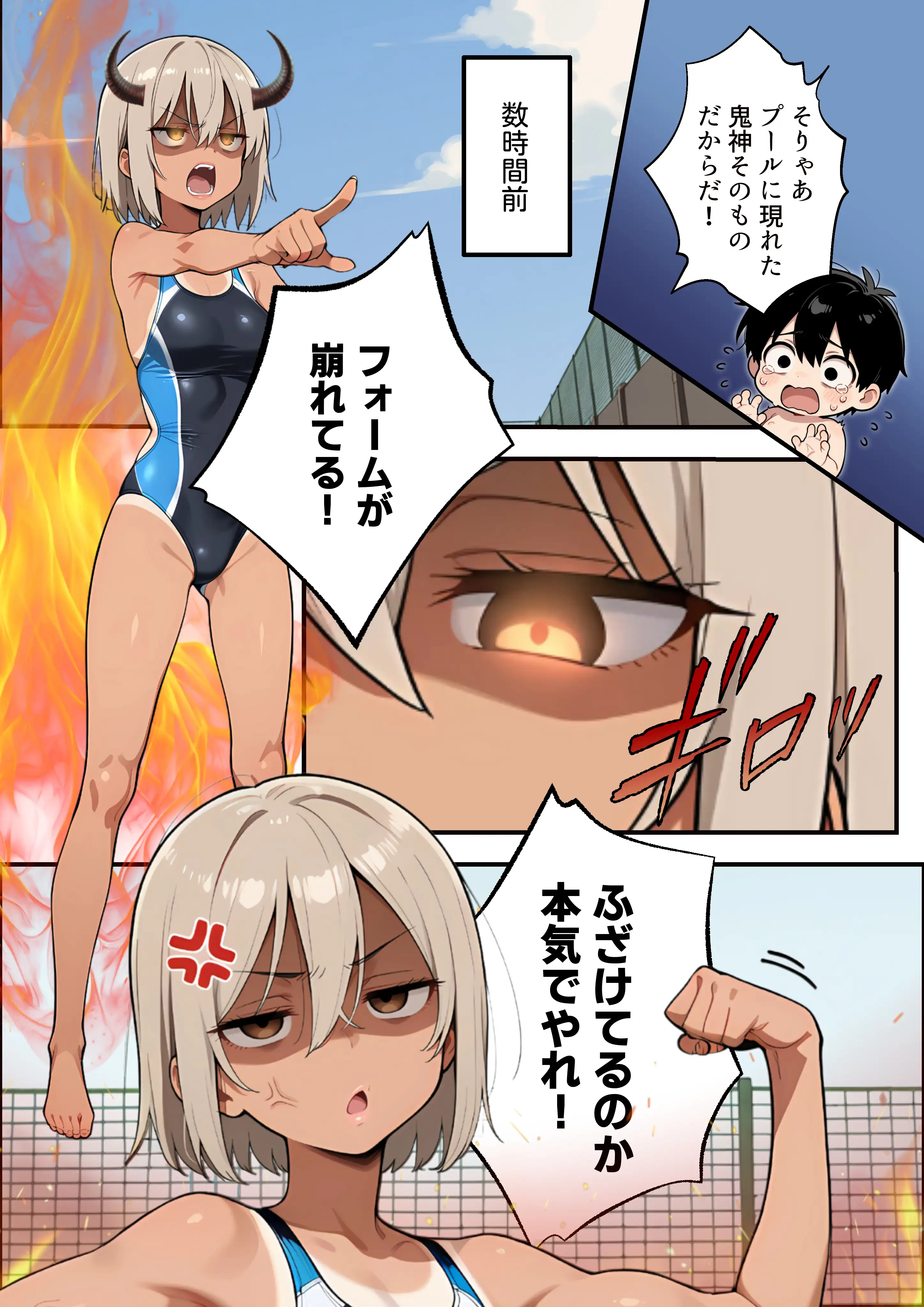 競泳美女コーチのオナニー俺、見ちゃった。 6ページ