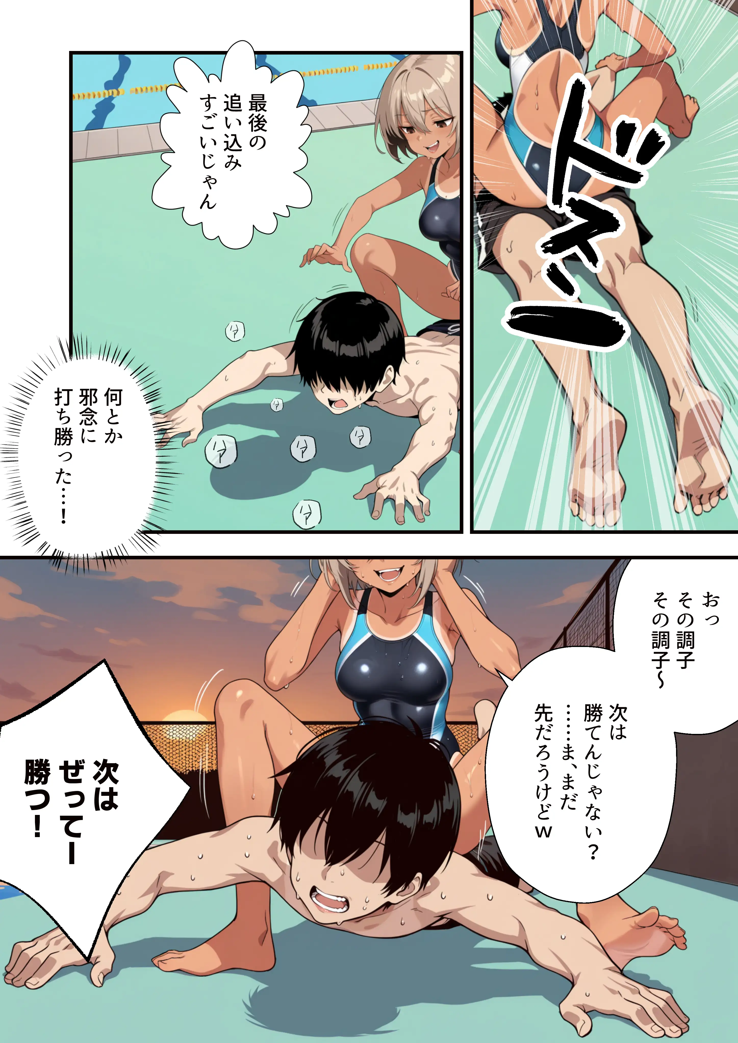 競泳美女コーチのオナニー俺、見ちゃった。 12ページ