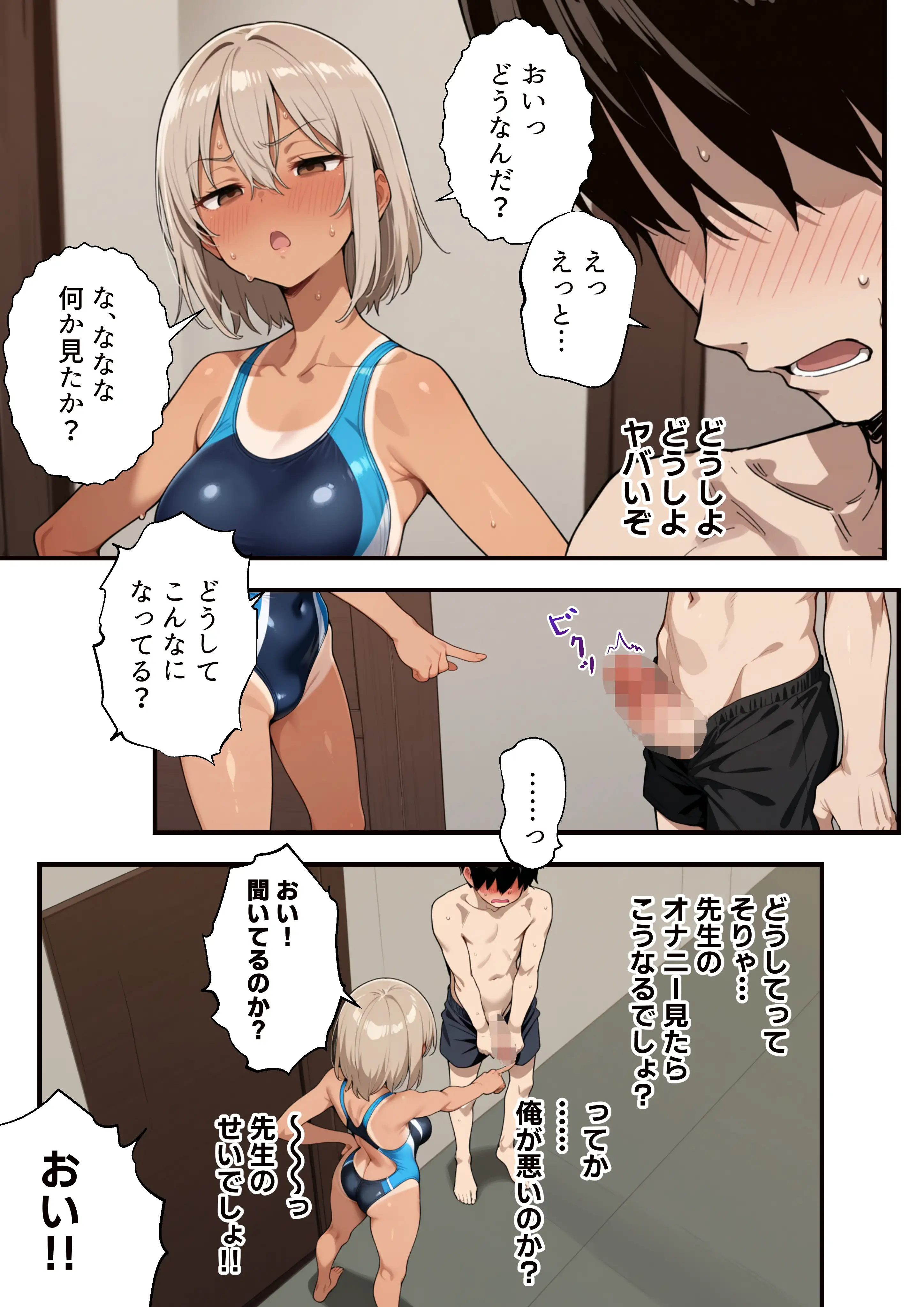 競泳美女コーチのオナニー俺、見ちゃった。 24ページ