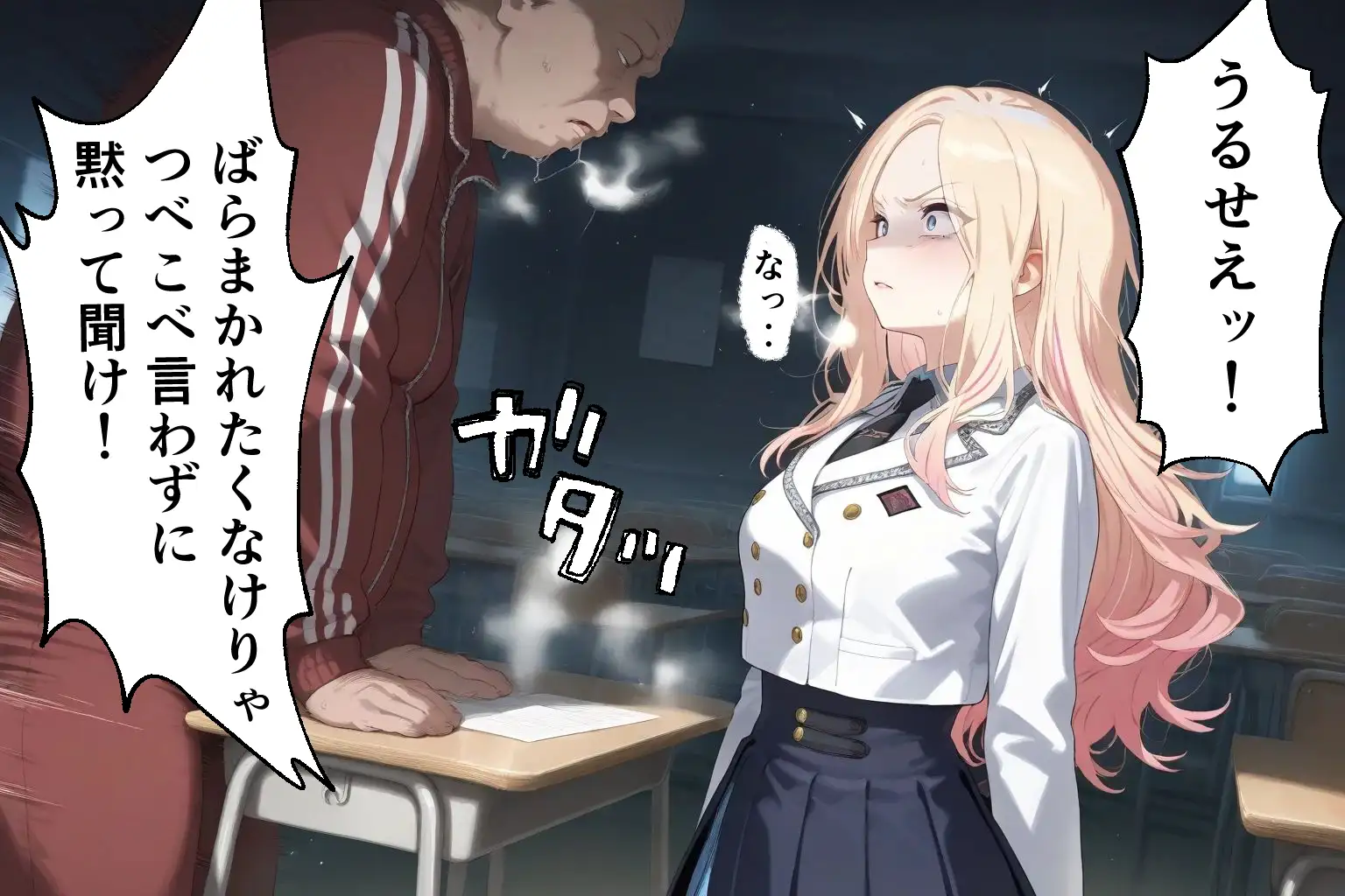 電車で○漢されてそれを脅しの材料にして呼び出しセックス 53ページ