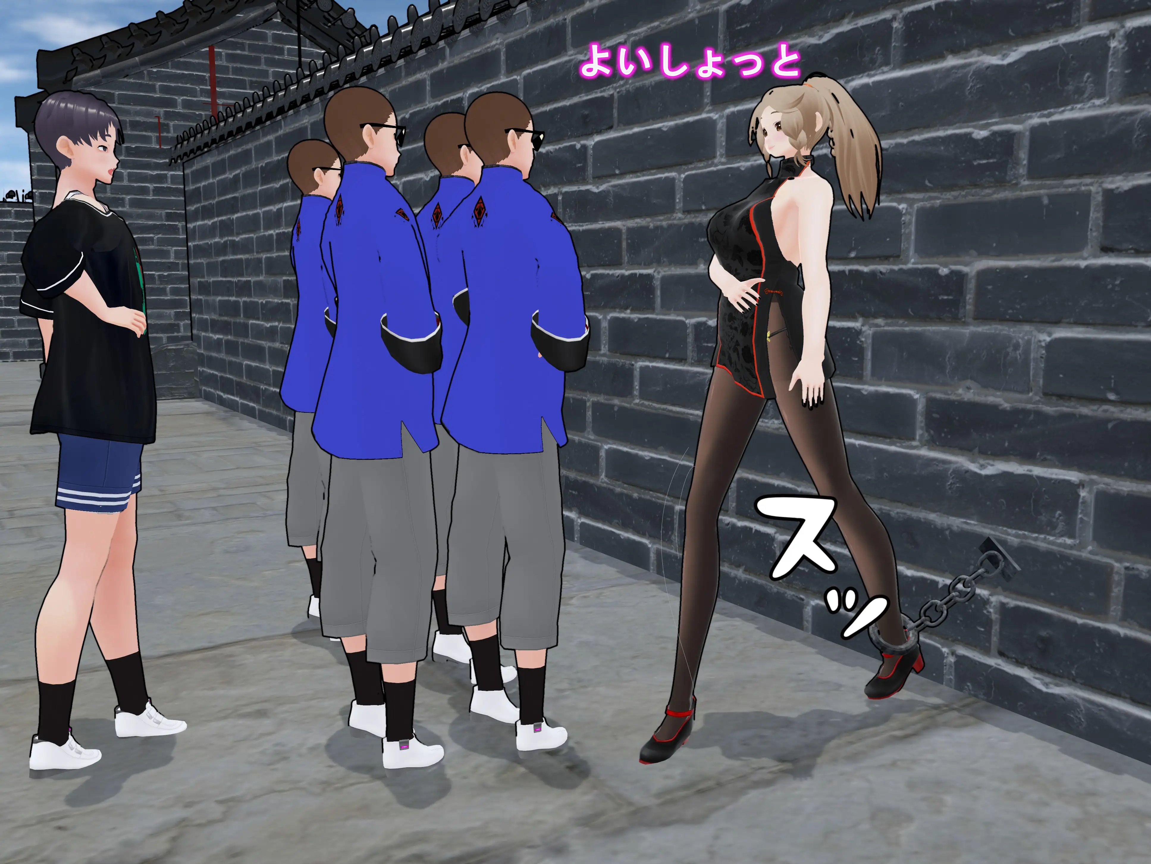 女子だけデカく 男子を追い抜く 成長音〜捕らわれ娘編〜 28ページ