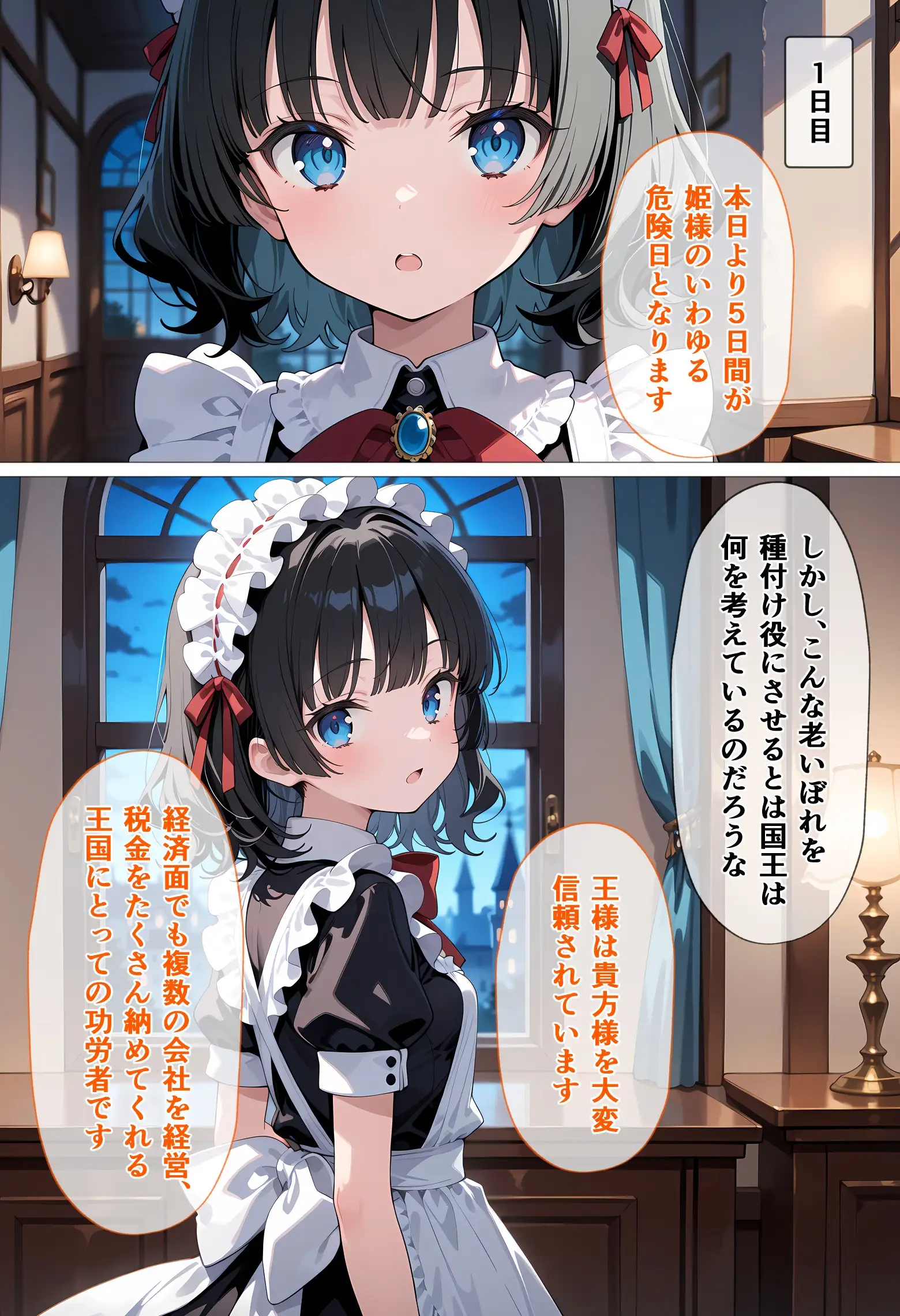 男性恐怖症のお姫様が妊活した話 7ページ