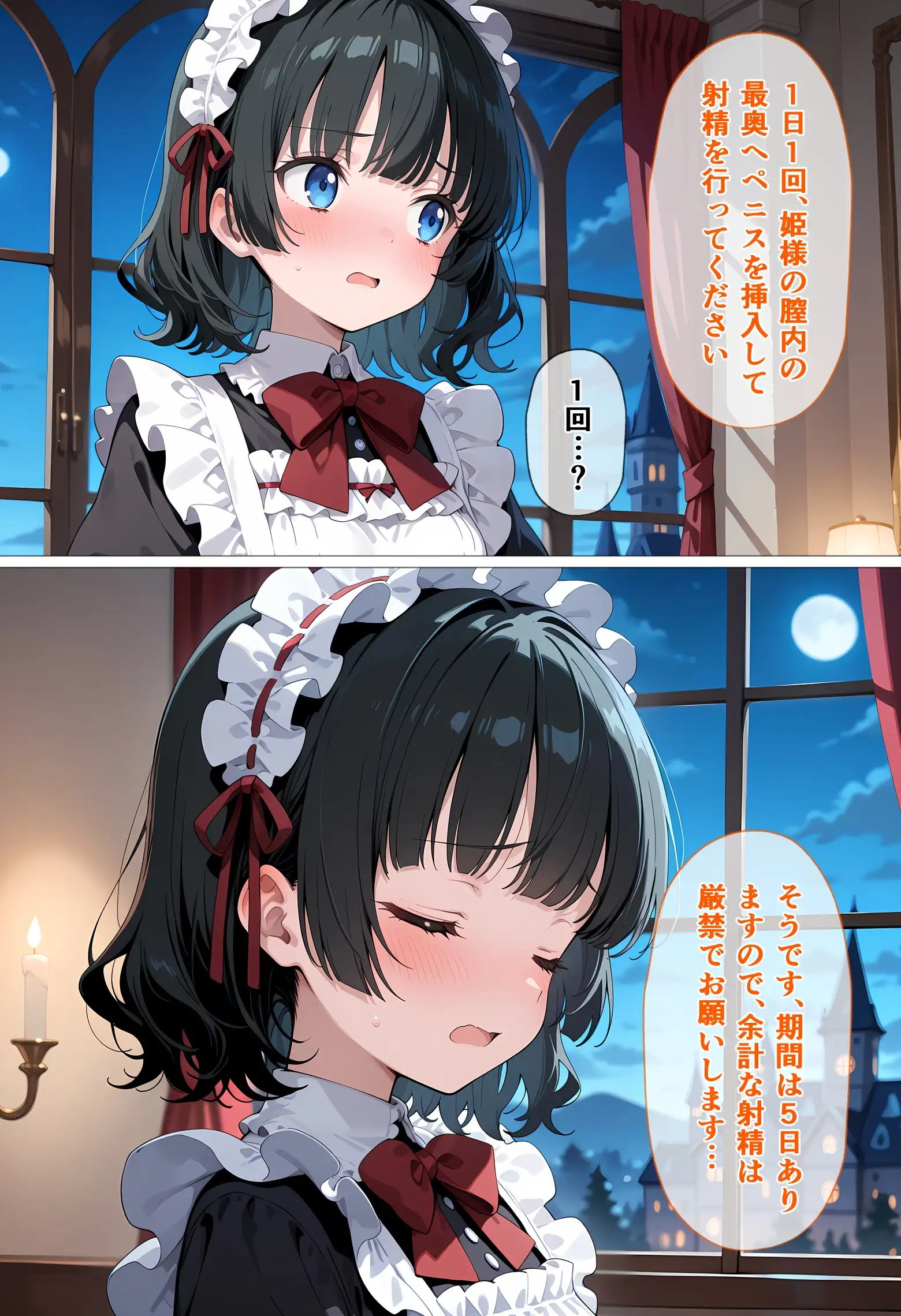 男性恐怖症のお姫様が妊活した話 8ページ