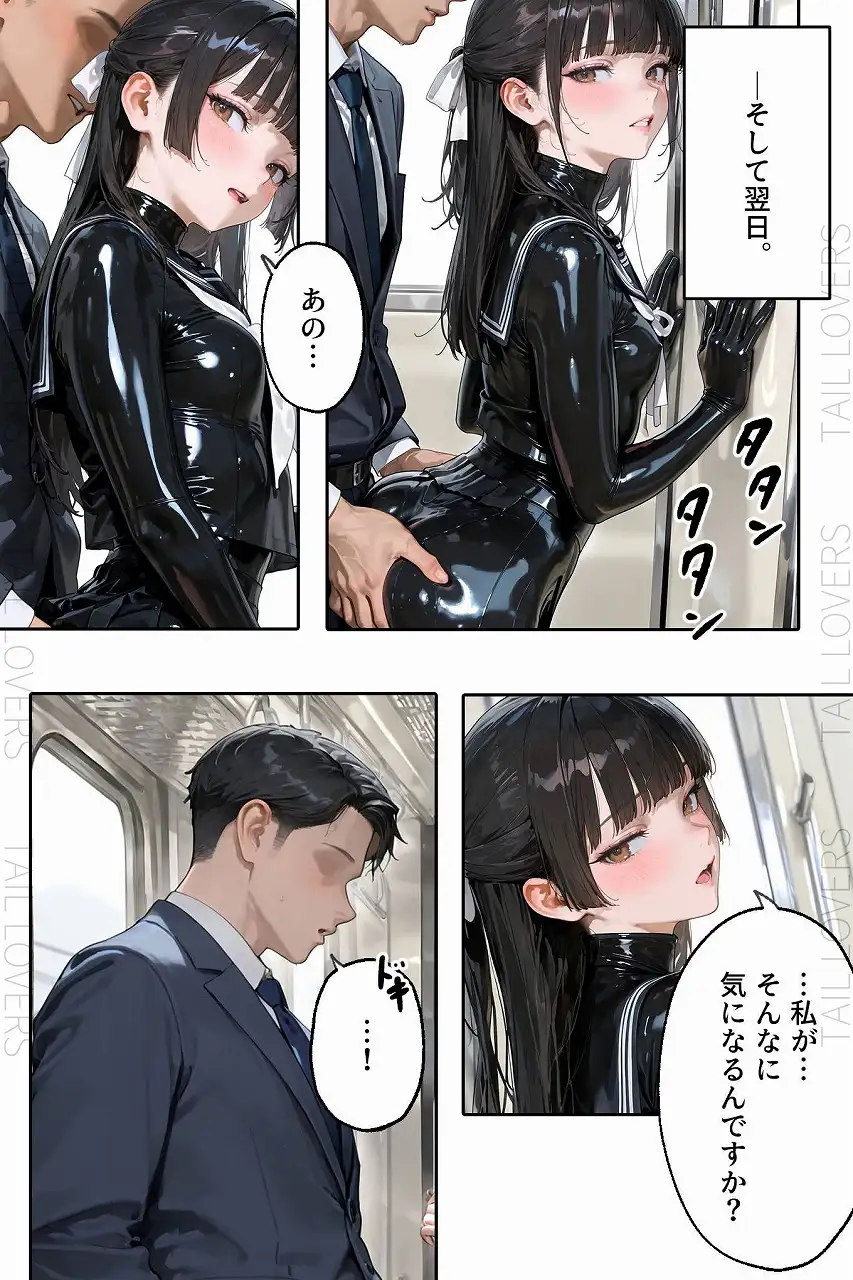 ラバーセーラー服の学生たちと過ごす二重性活｜護謨学院 47ページ