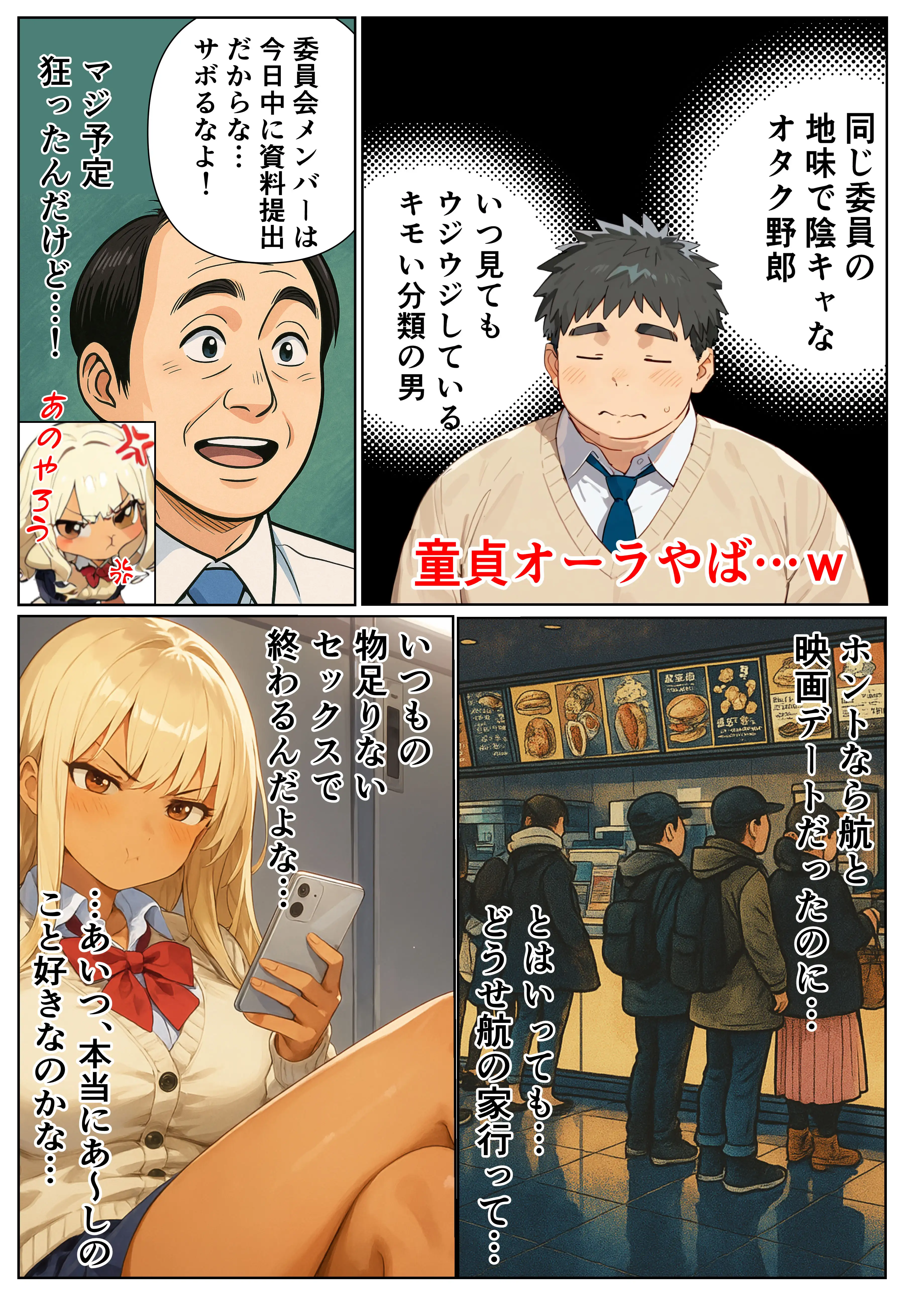 陰キャのデカチンがバレた日〜ナメてたオタクは規格外チ●ポ〜 2ページ