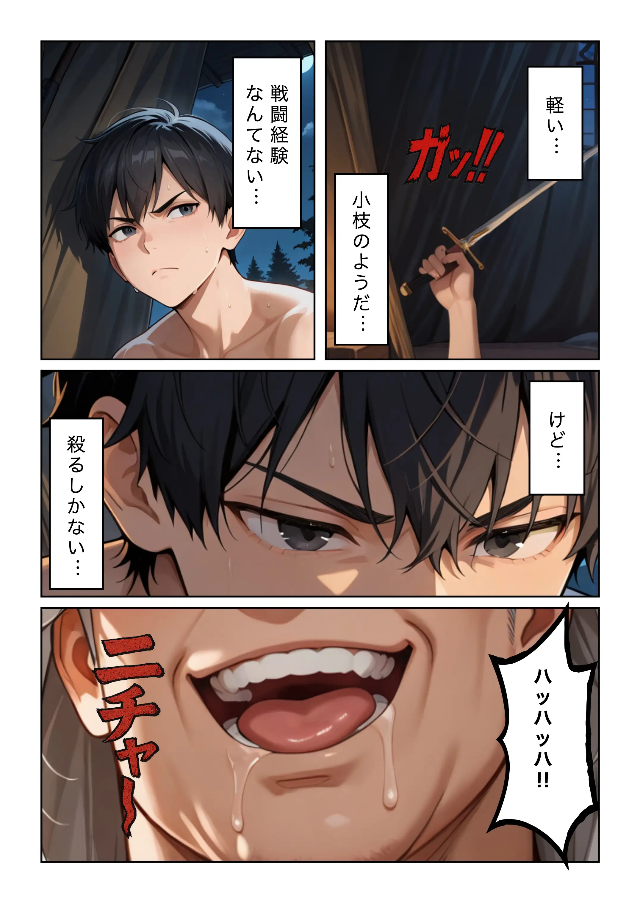 勇者選抜で見捨てられた俺のスキル《発汗》実は全能力を奪う《体液吸収》最凶チートでした。  【第二話】 3ページ