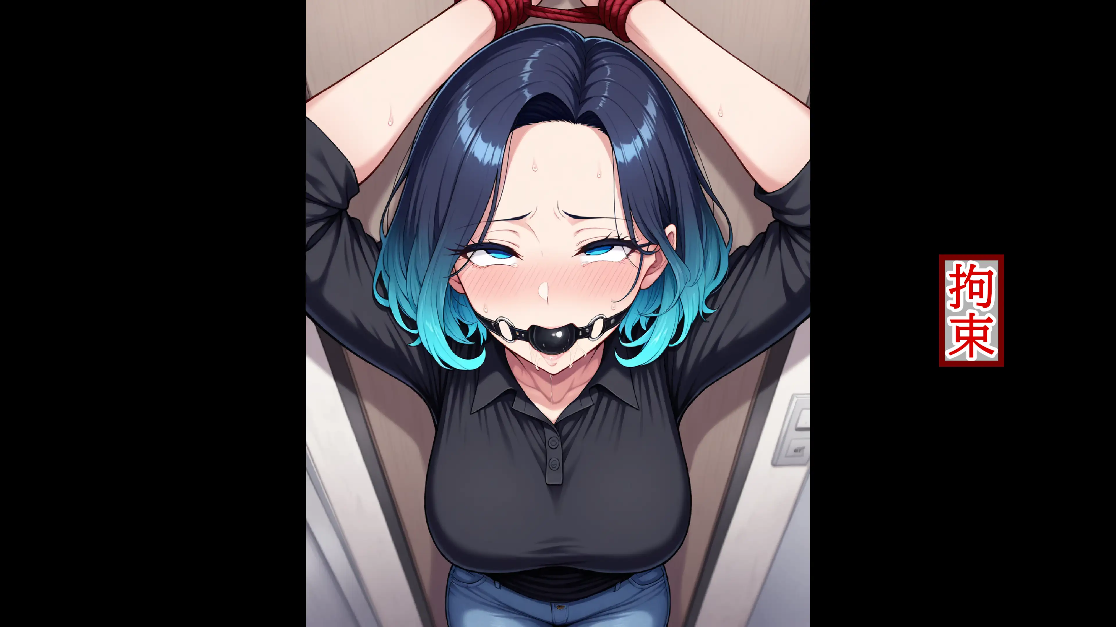 着衣拘束フェチ怪人【ショートカット人妻編】 4ページ