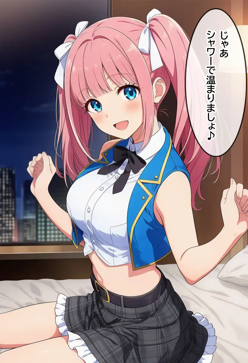 現役アイドルを指名してエッチなサービスを受けるCG集 12ページ