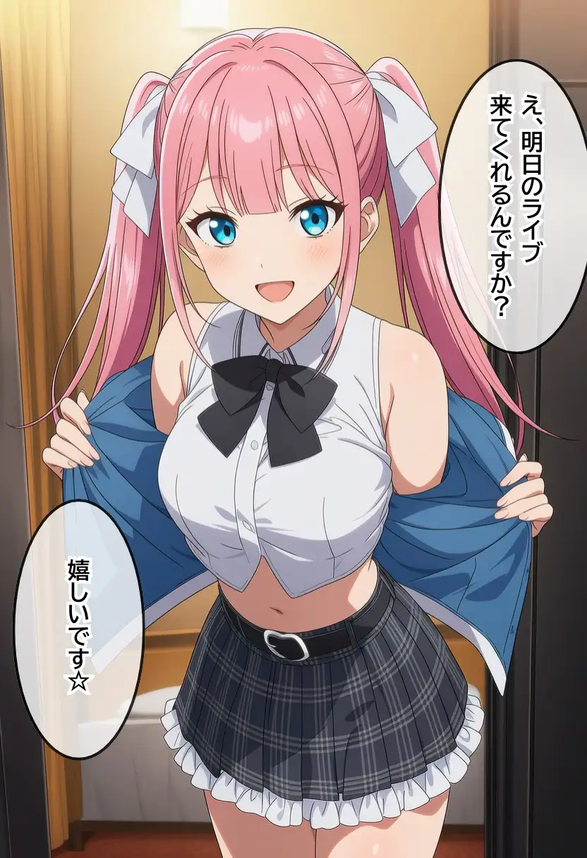 現役アイドルを指名してエッチなサービスを受けるCG集 13ページ