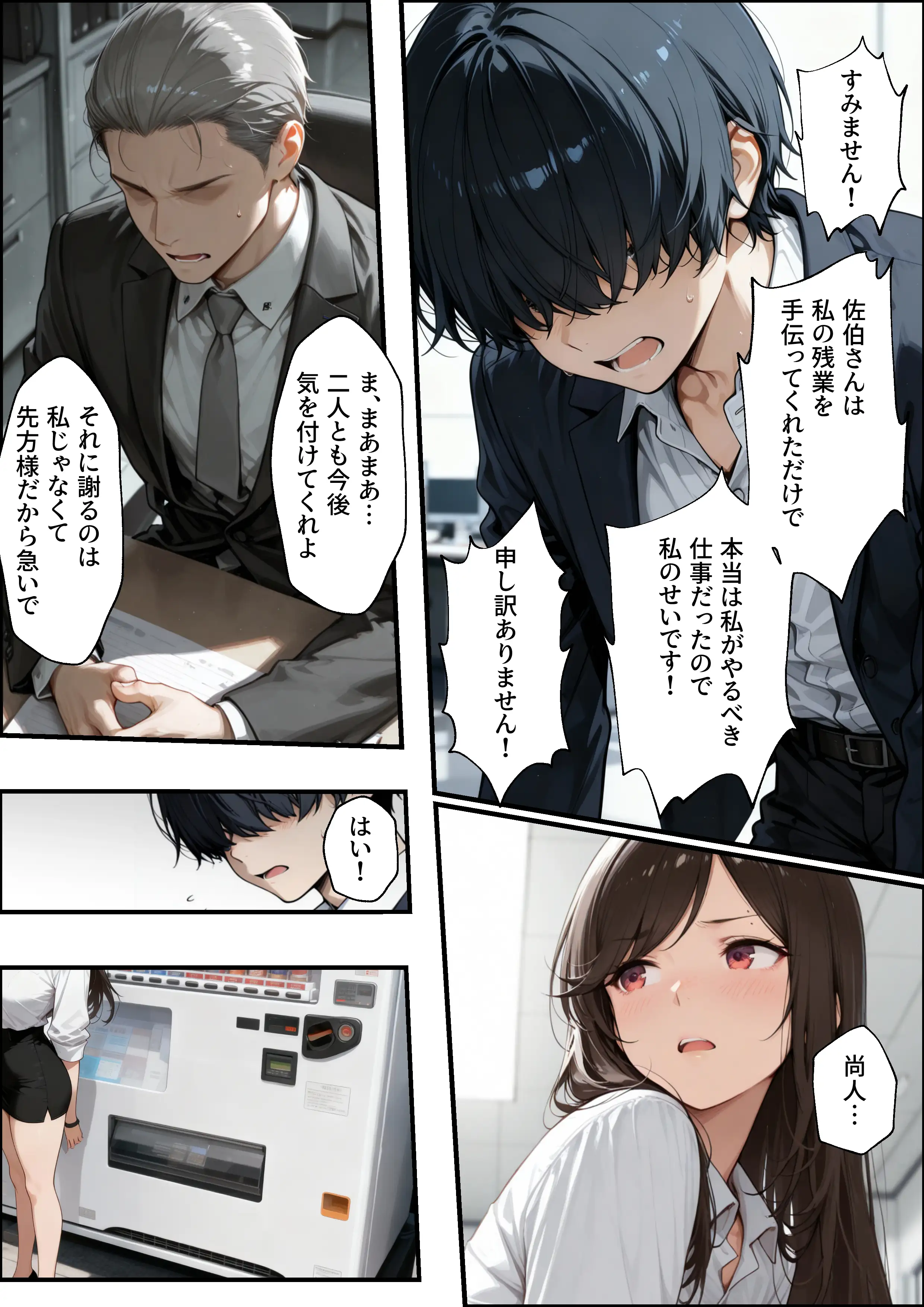 職場の先輩爆乳OLと秘密の二時間休憩 9ページ