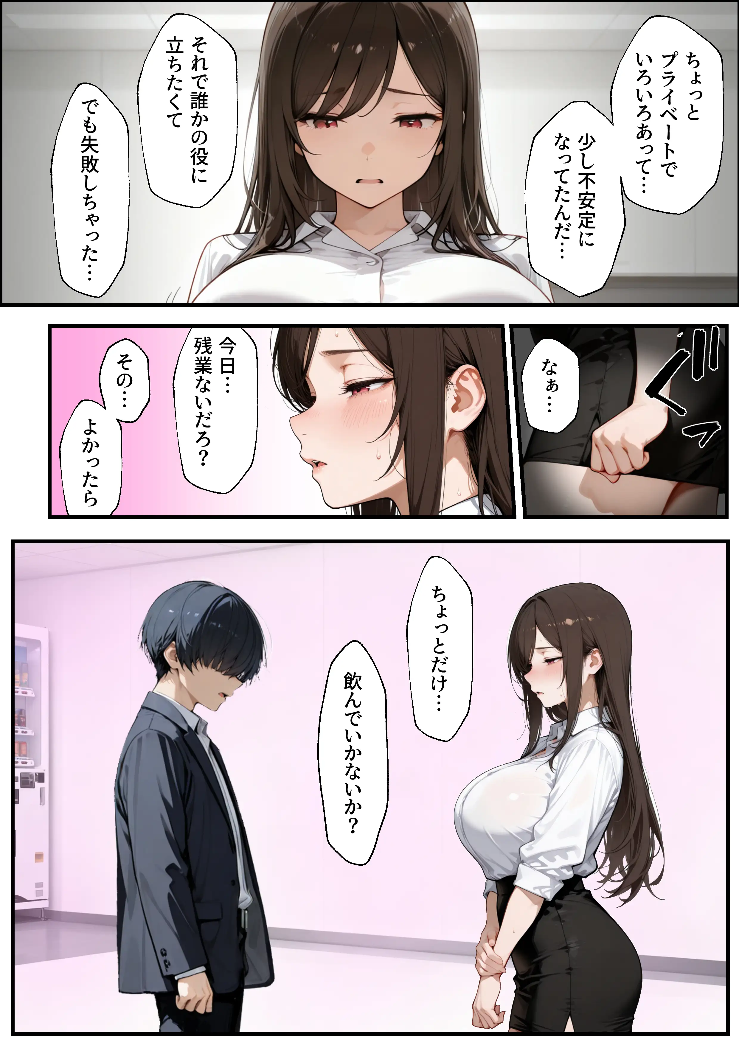 職場の先輩爆乳OLと秘密の二時間休憩 12ページ