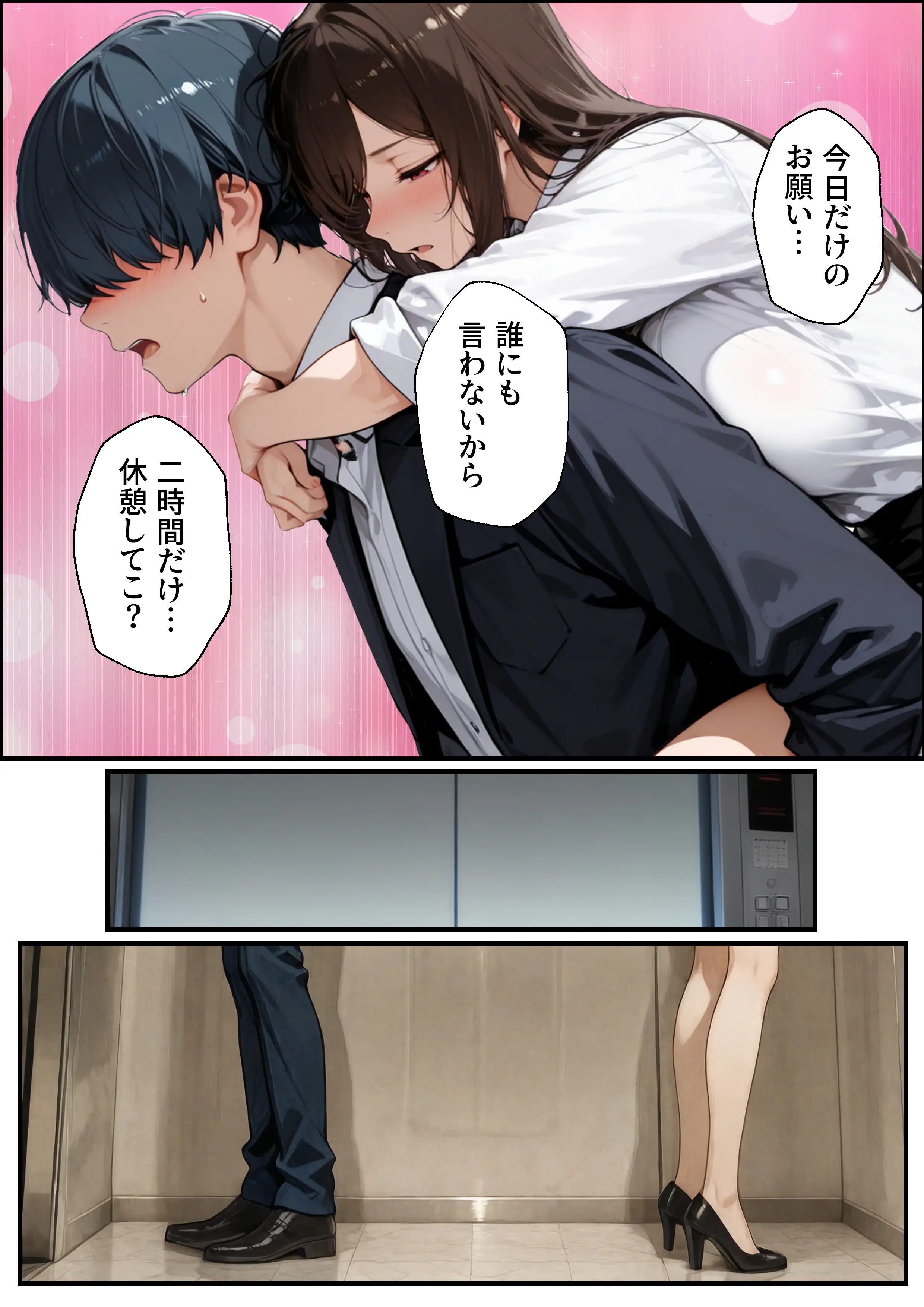 職場の先輩爆乳OLと秘密の二時間休憩 22ページ