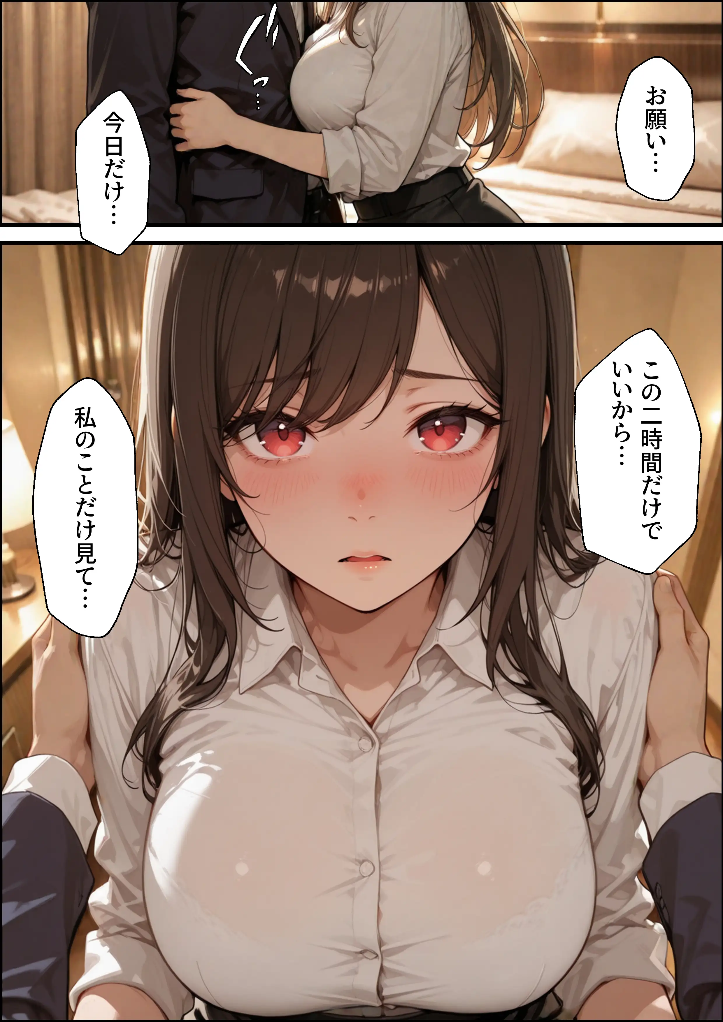 職場の先輩爆乳OLと秘密の二時間休憩 25ページ