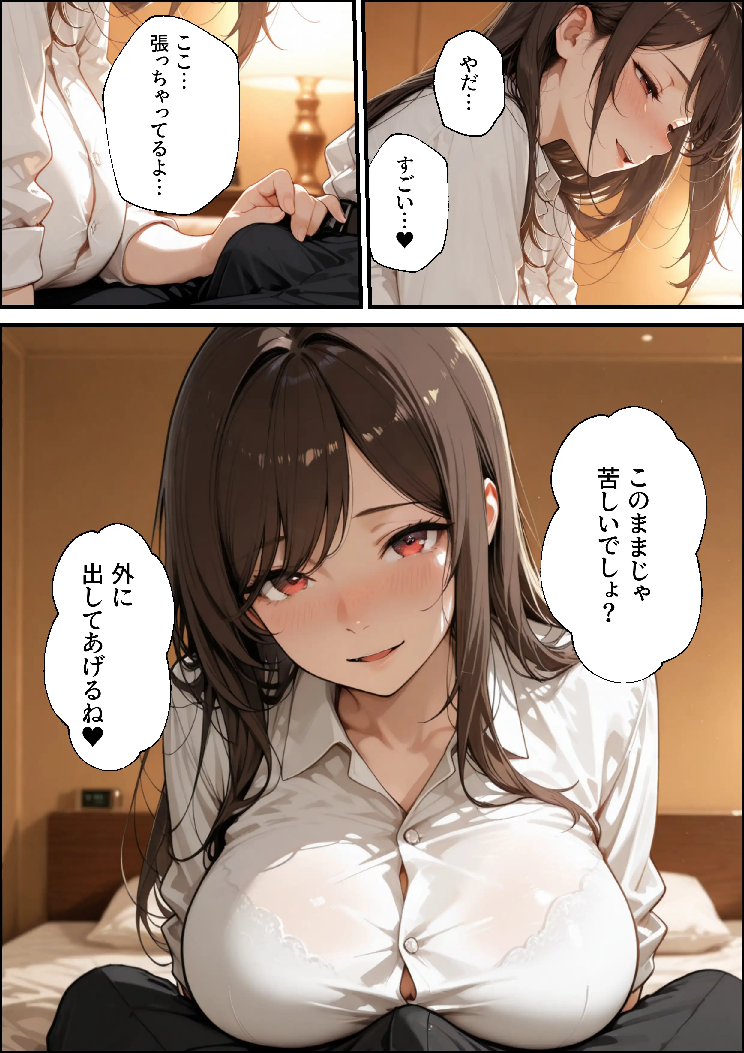 職場の先輩爆乳OLと秘密の二時間休憩 28ページ