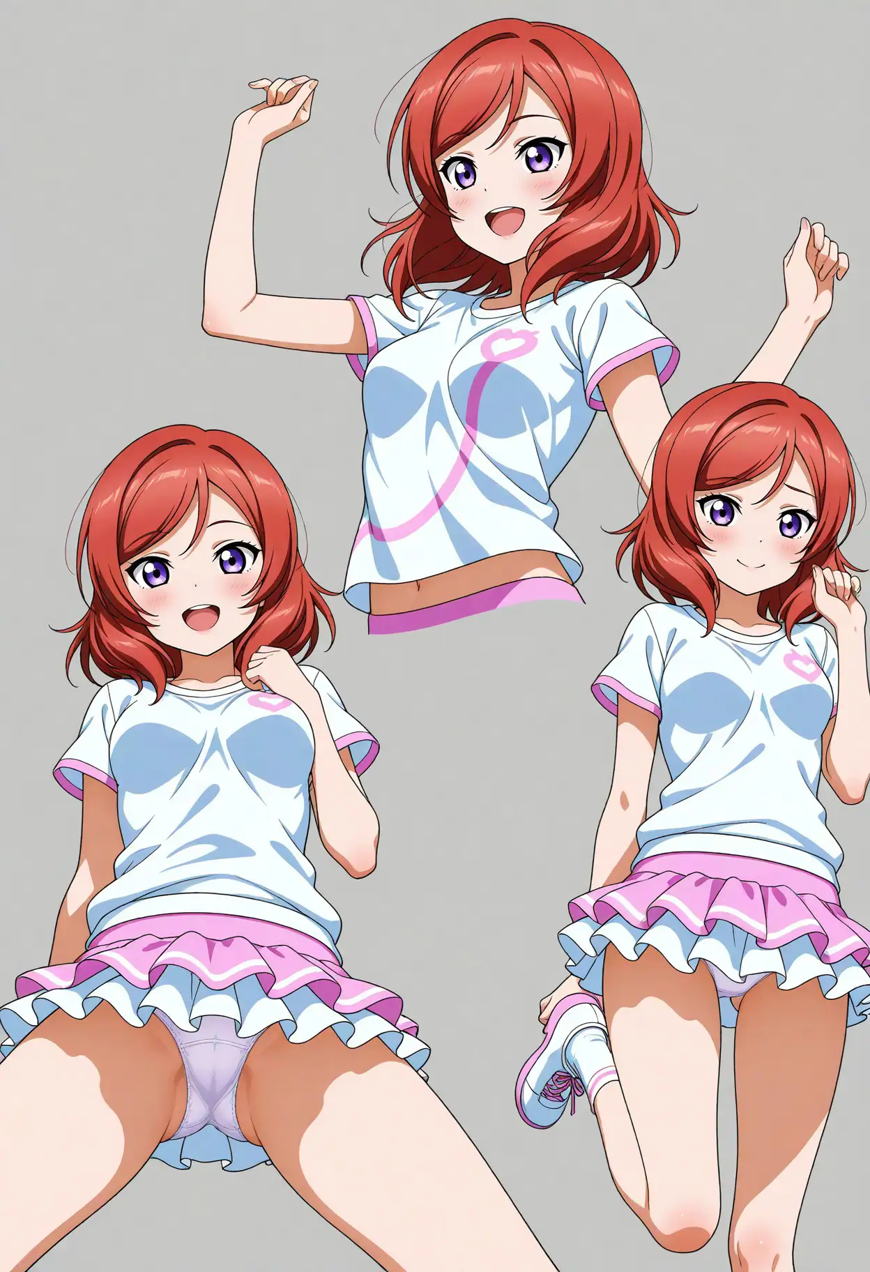 立ち絵とローアングル【西木野真姫風1】 4ページ