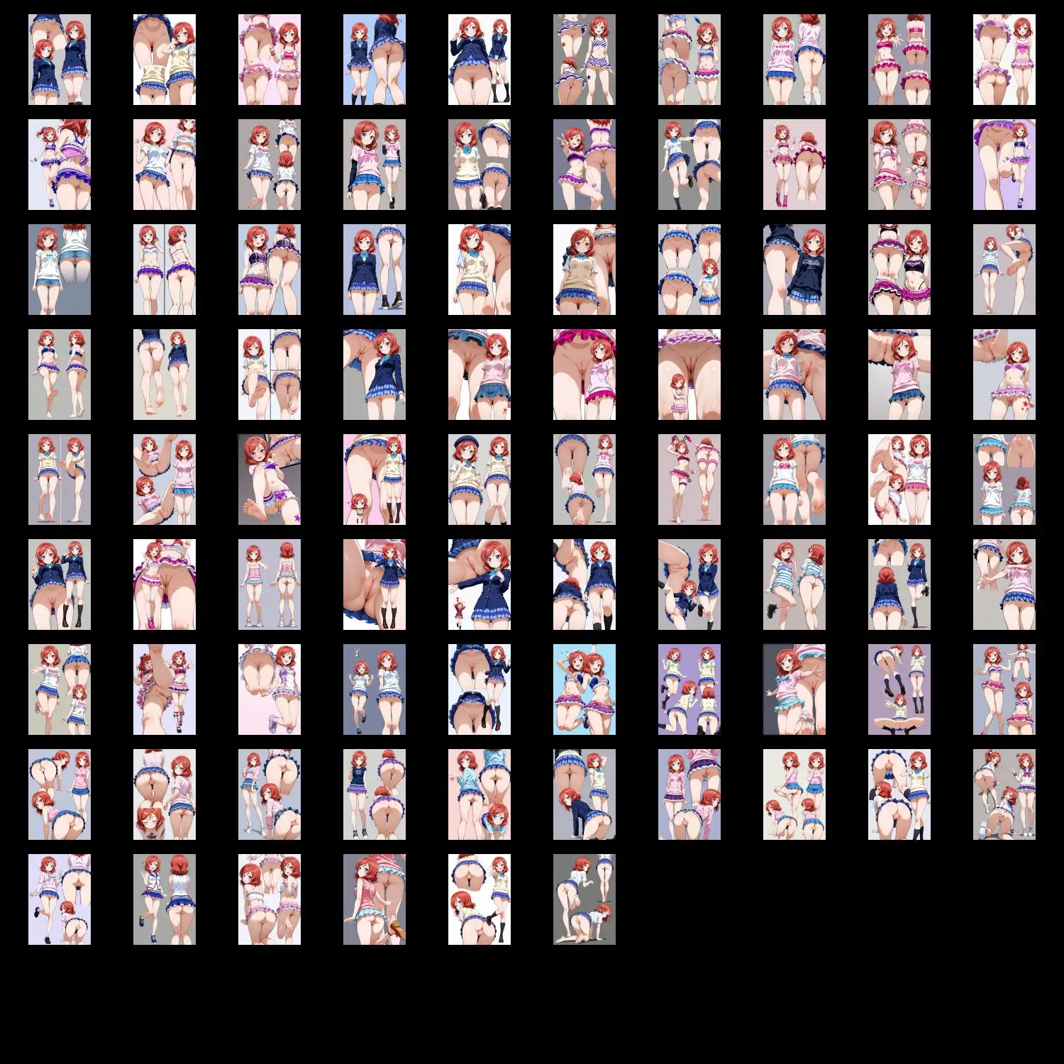 立ち絵とローアングル【西木野真姫風1】 12ページ