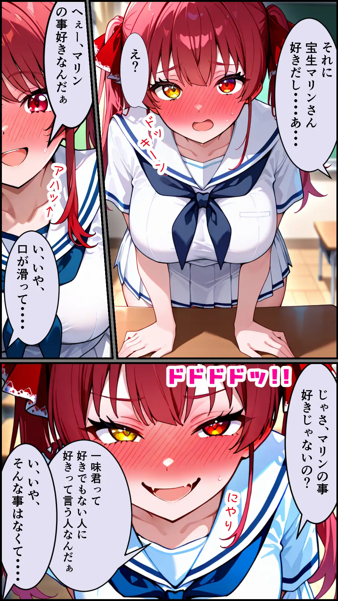 襲うマリンと暴走する一味君 12ページ