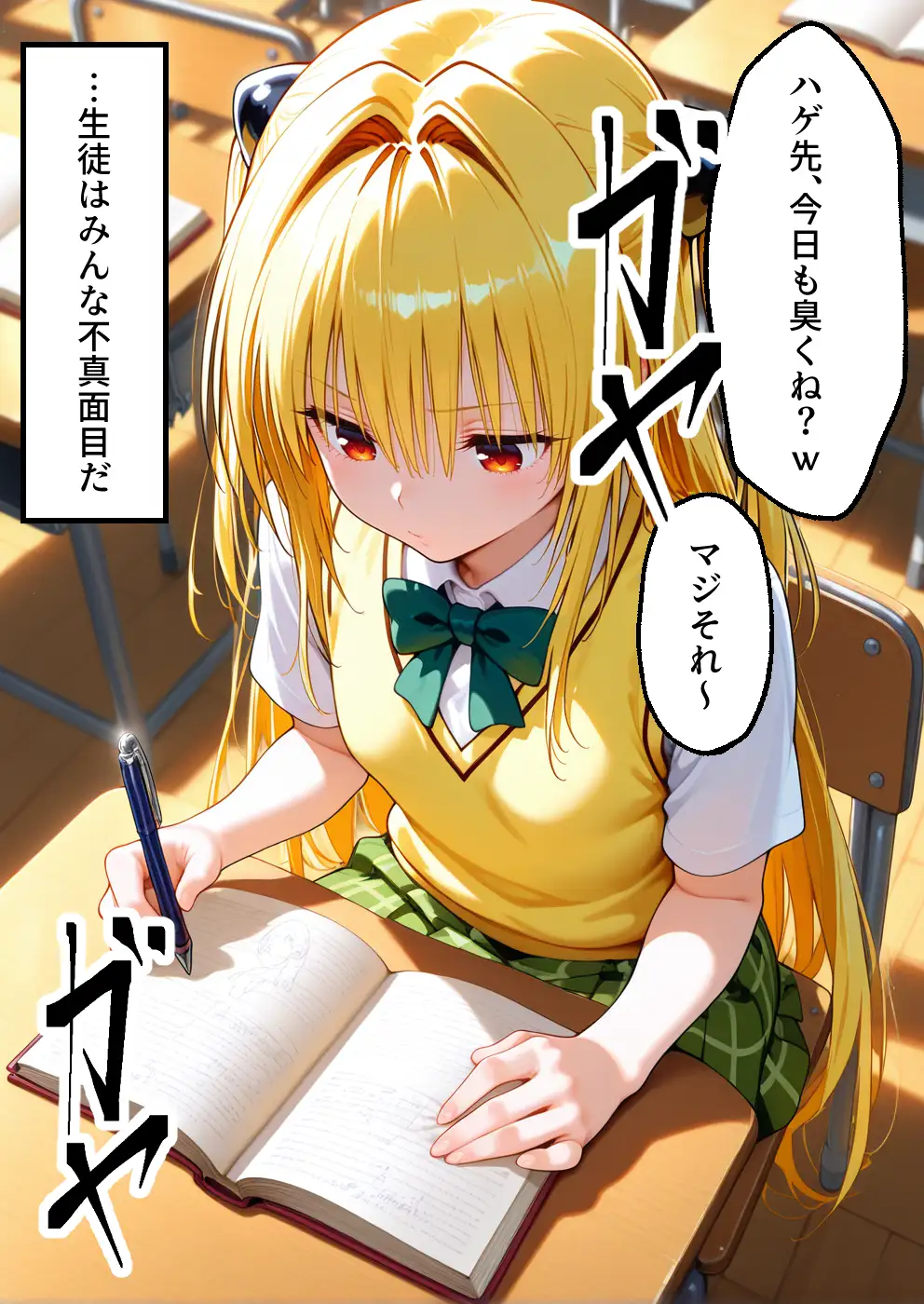 メス猫墜ち NTRの記録 ヤミ編 ToL◯VEる 3ページ