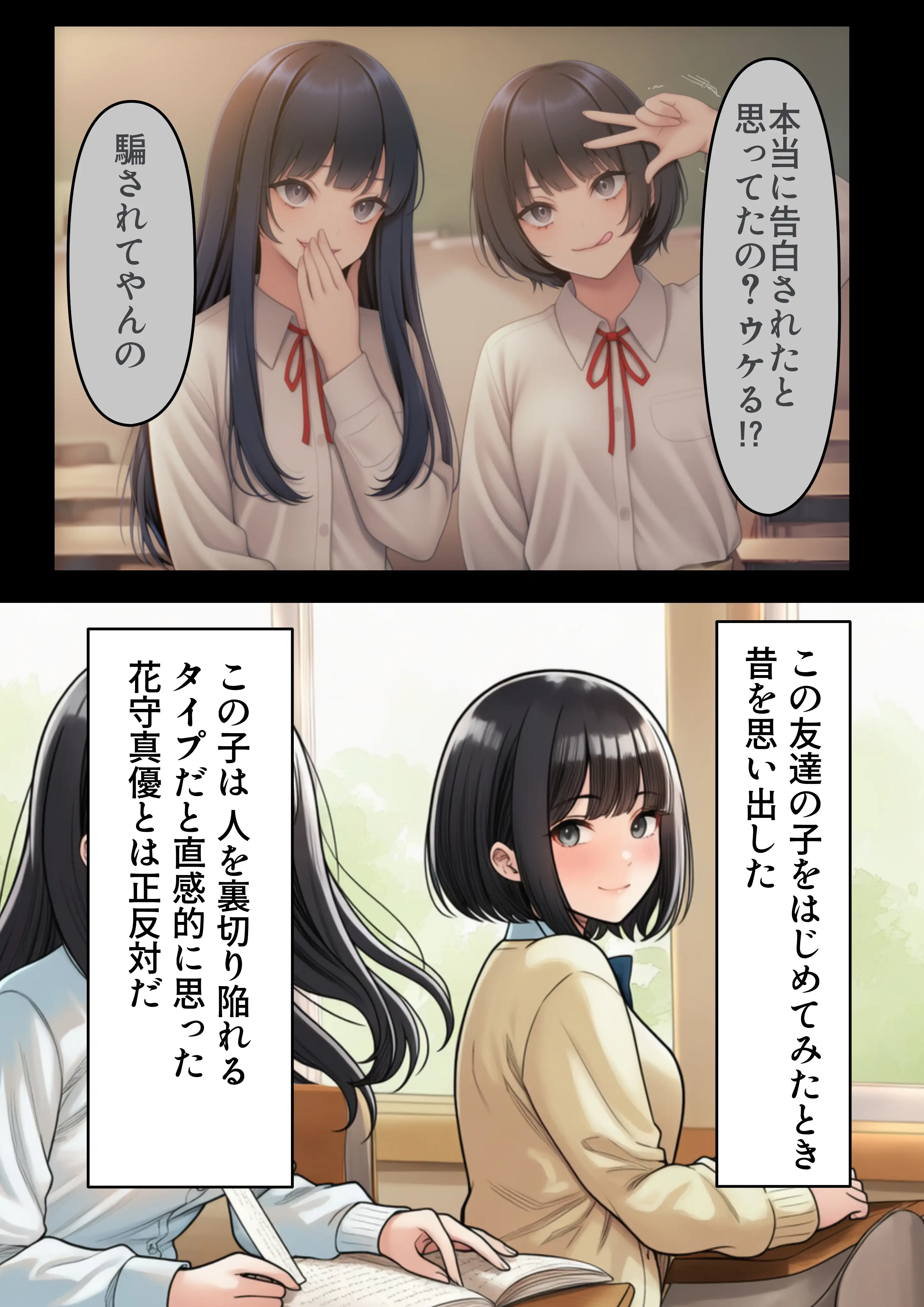 学園の花を追い詰めろ！〜純潔を奪われ/彼氏の前でも〜 30ページ