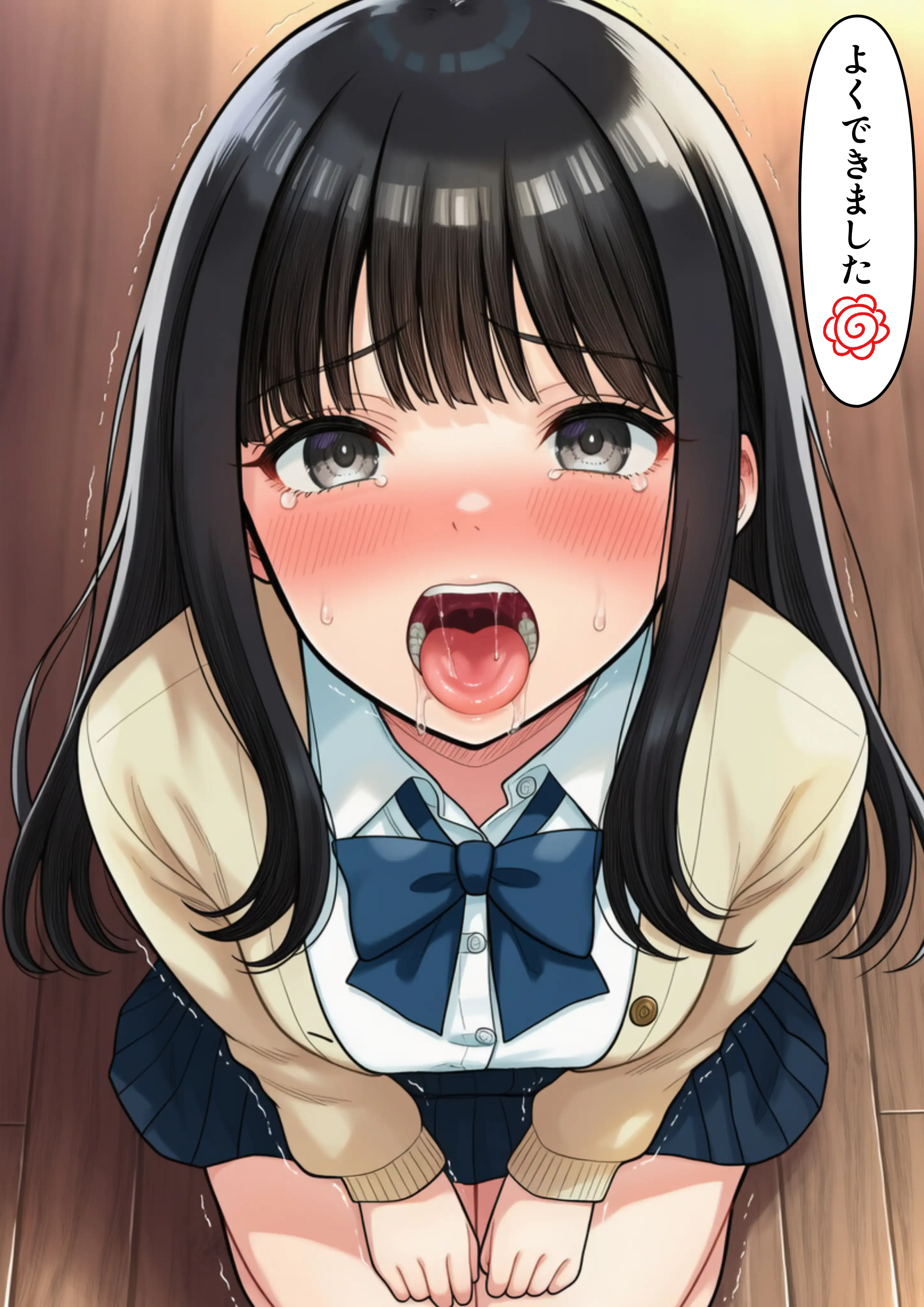 学園の花を追い詰めろ！〜純潔を奪われ/彼氏の前でも〜 75ページ