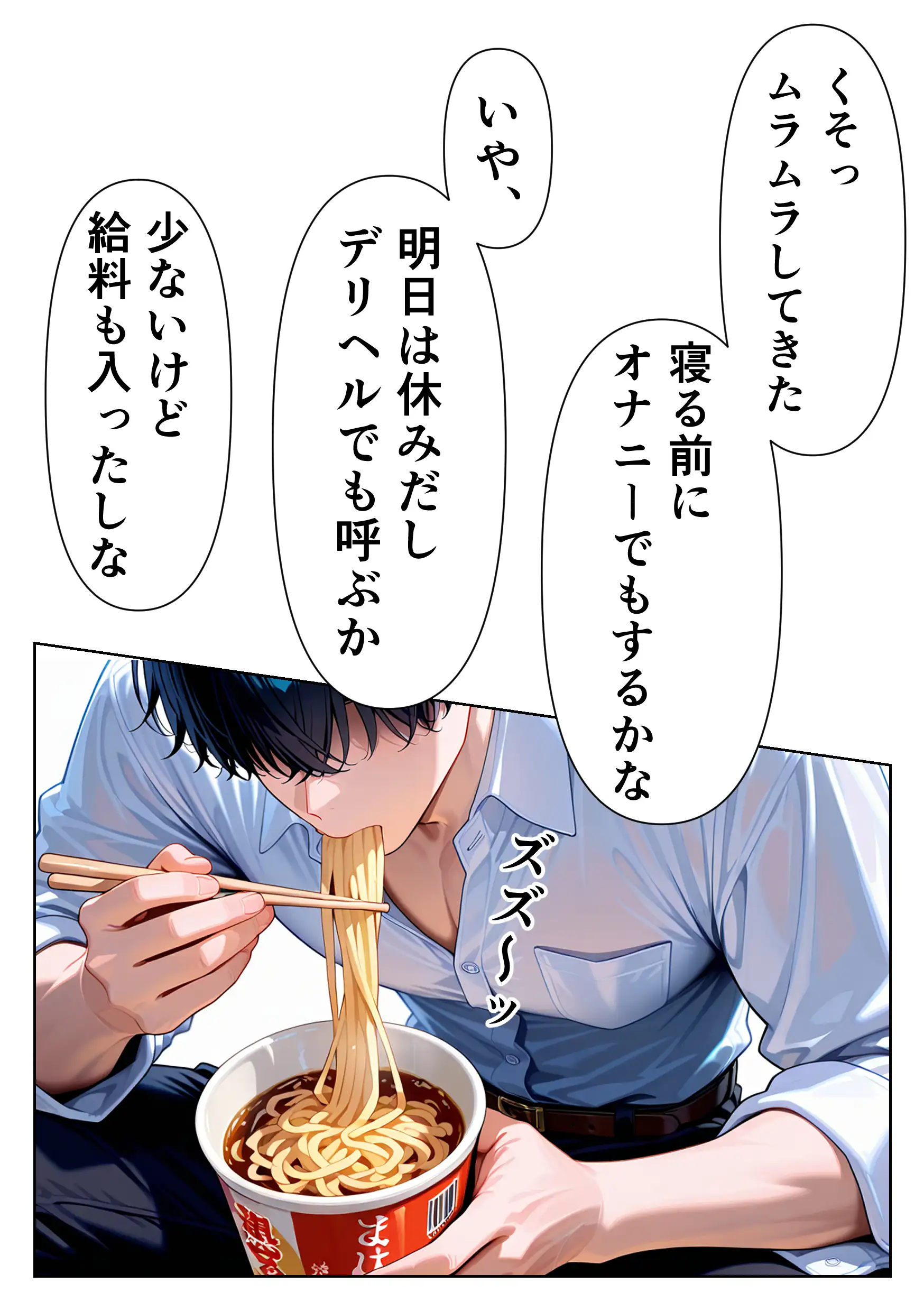 聖夜にデリヘル呼んだら巨乳の同僚がやってきた 4ページ