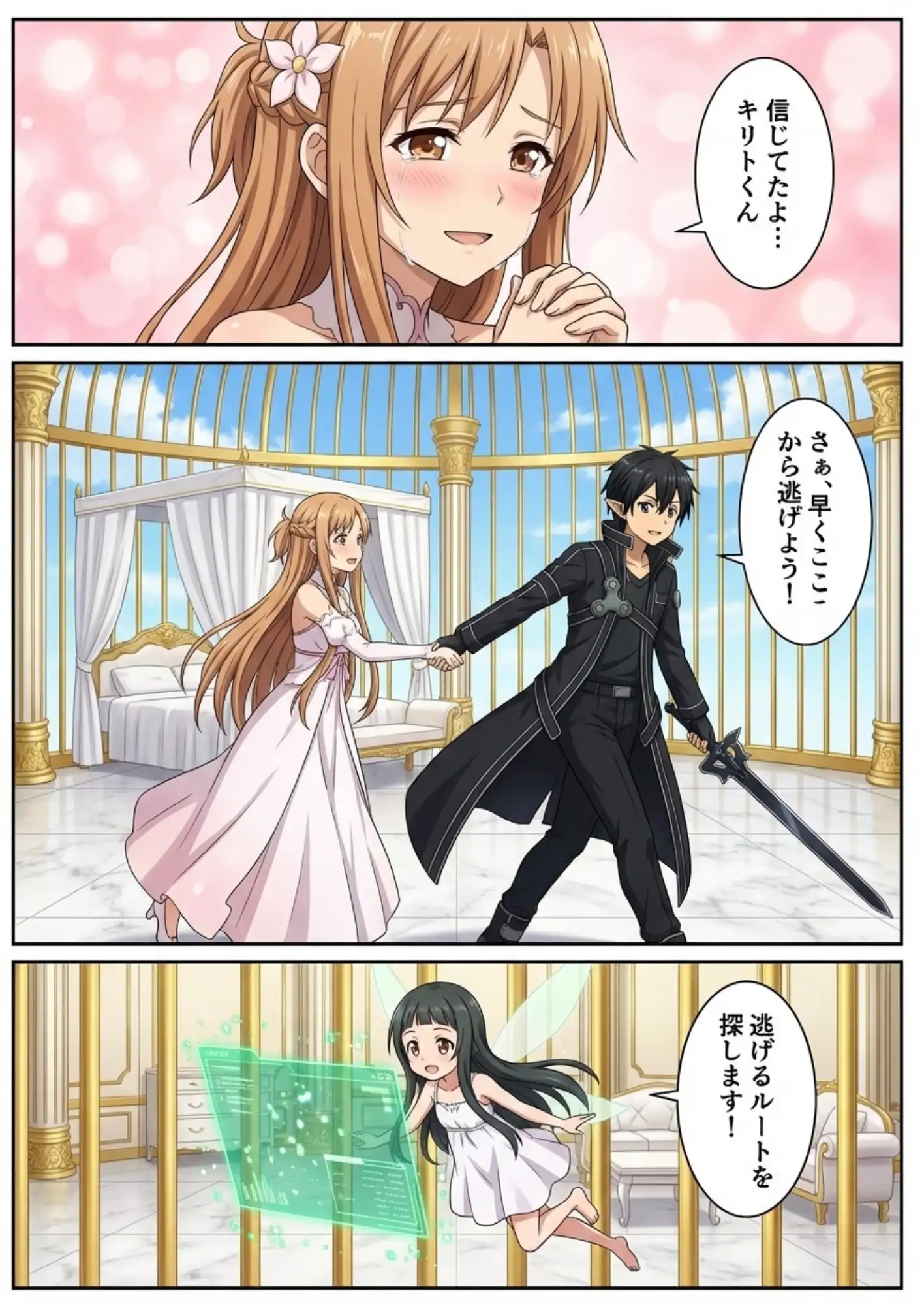 囚われたアスナ寝取られBADEND 3ページ