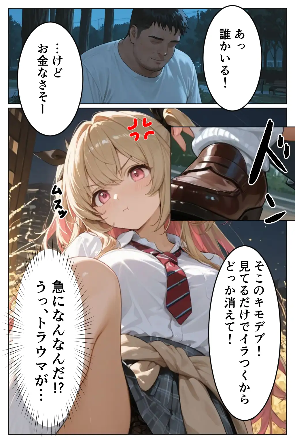 童貞警備員の媚薬チンポでナマイキ女子校生快楽堕ち 12ページ