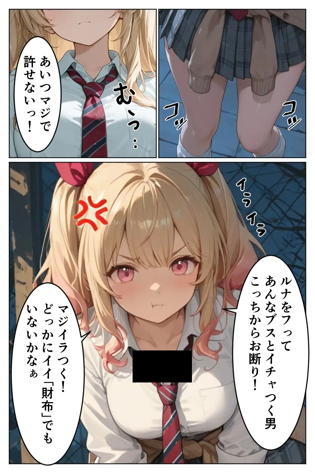 童貞警備員の媚薬チンポでナマイキ女子校生快楽堕ち 35ページ