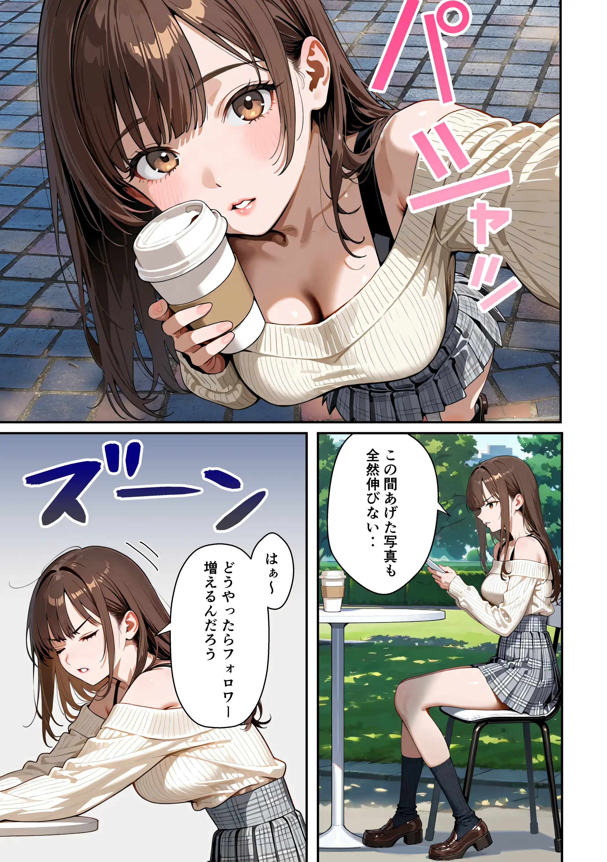 水着ユ○バ -承認欲求モンスターJDが、水着ユ○バでSNS炎上を切っ掛けにネット公開SEXした話- 124ページ