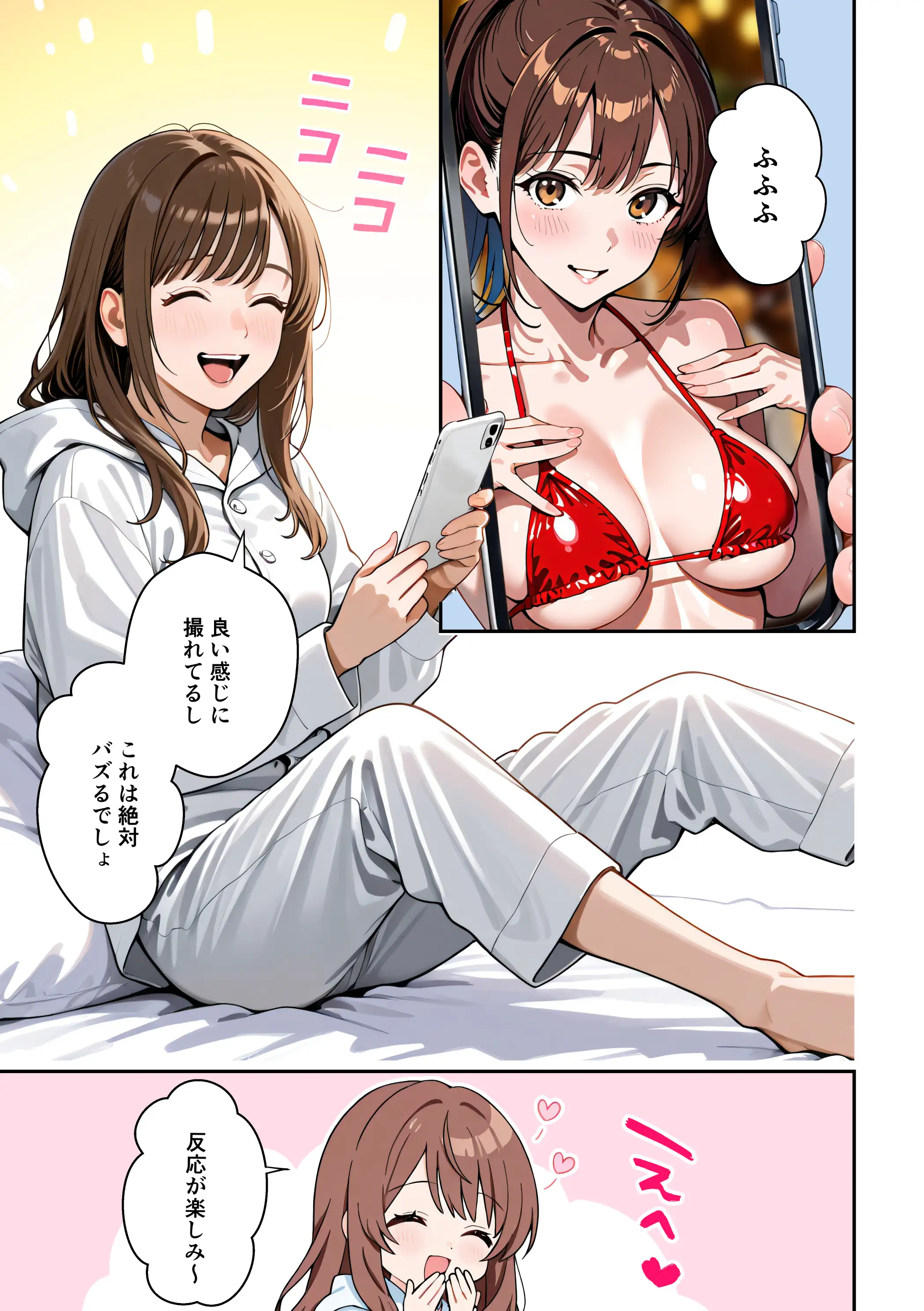 水着ユ○バ -承認欲求モンスターJDが、水着ユ○バでSNS炎上を切っ掛けにネット公開SEXした話- 152ページ