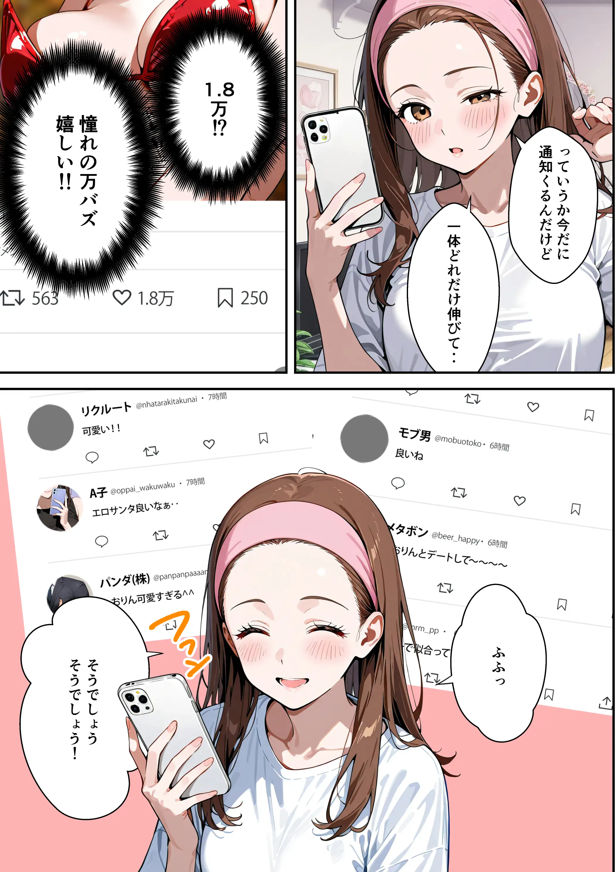 水着ユ○バ -承認欲求モンスターJDが、水着ユ○バでSNS炎上を切っ掛けにネット公開SEXした話- 164ページ