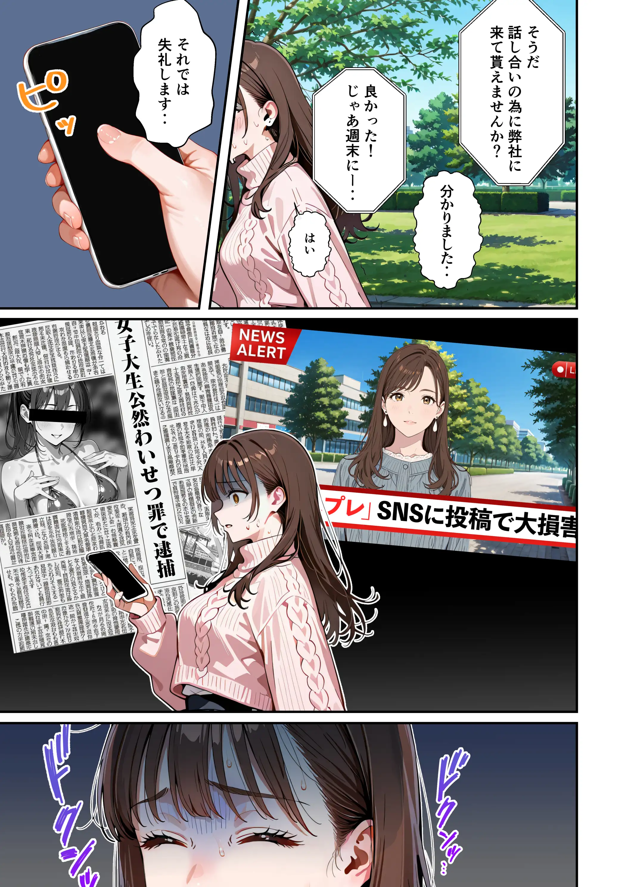 水着ユ○バ -承認欲求モンスターJDが、水着ユ○バでSNS炎上を切っ掛けにネット公開SEXした話- 174ページ