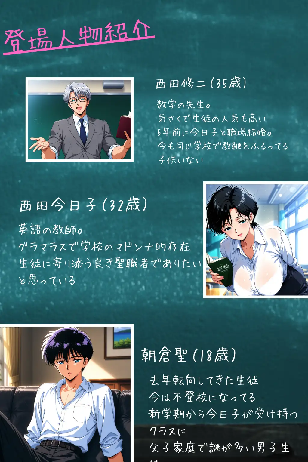転校生は…人妻教師ハンター【後編】 〜旦那を忘れ生徒に跨り中だし懇願孕ませ系調教〜 2ページ