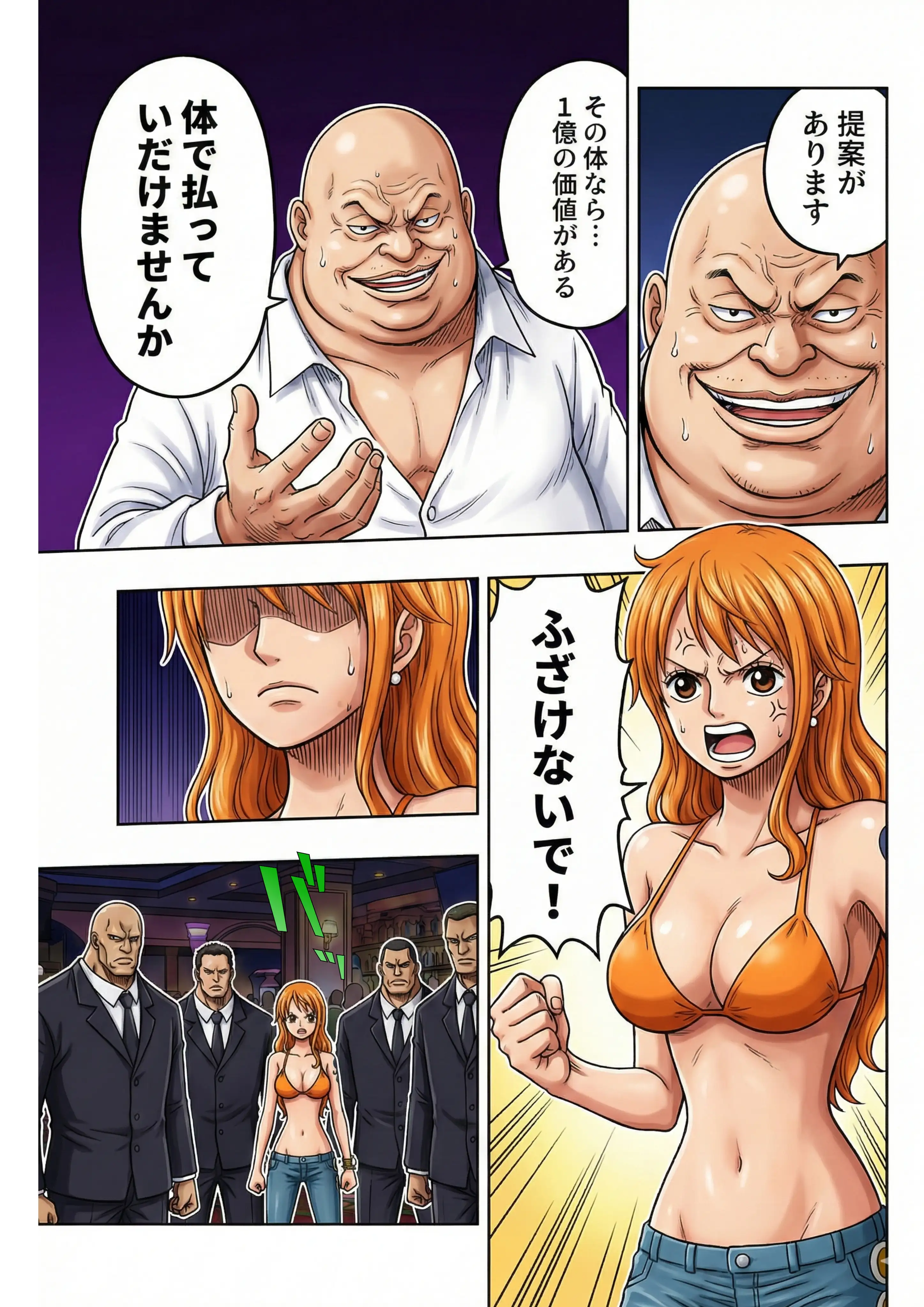 賭けに負けた航海士の末路〜性処理メイドナミ編〜 8ページ