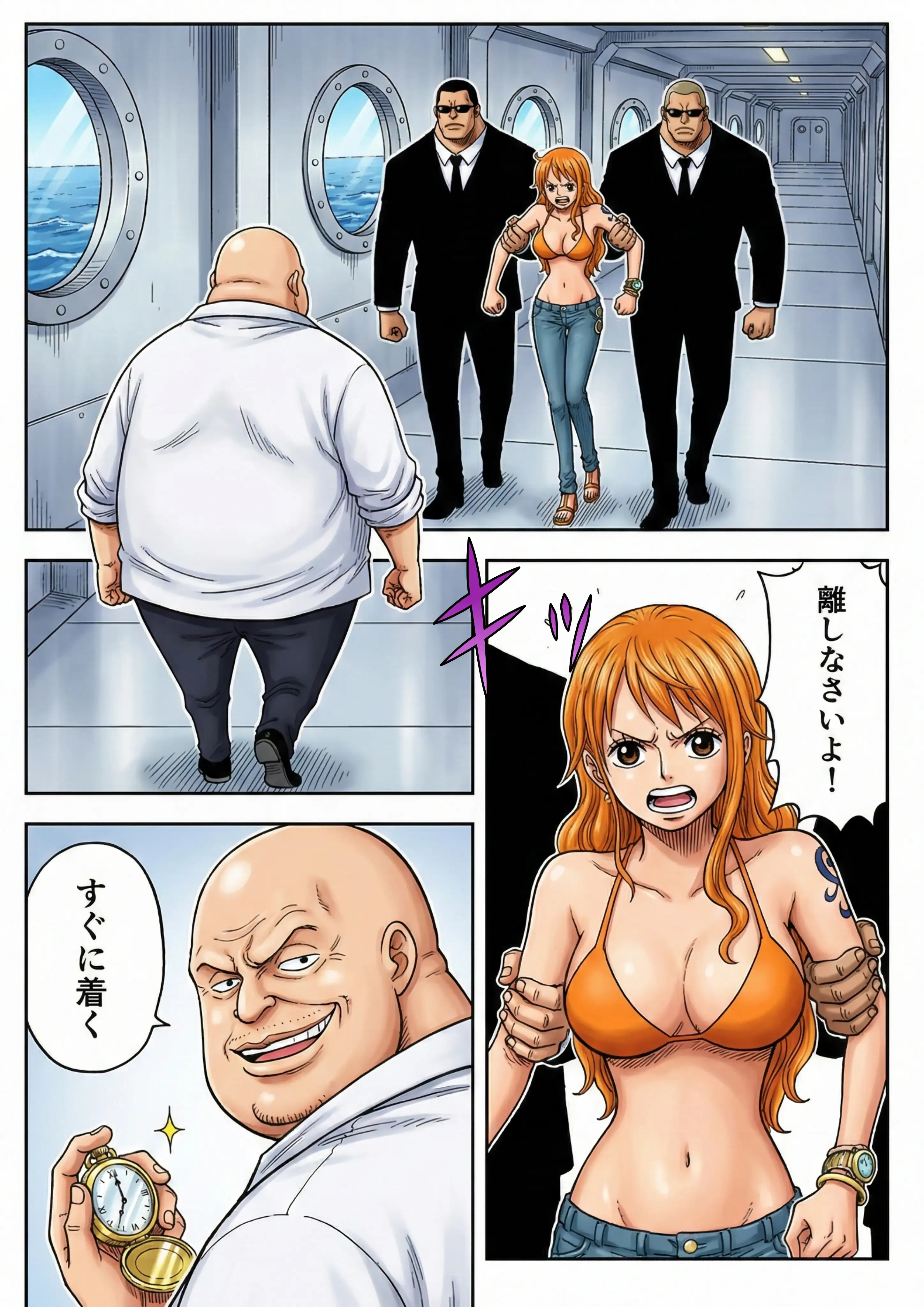 賭けに負けた航海士の末路〜性処理メイドナミ編〜 9ページ