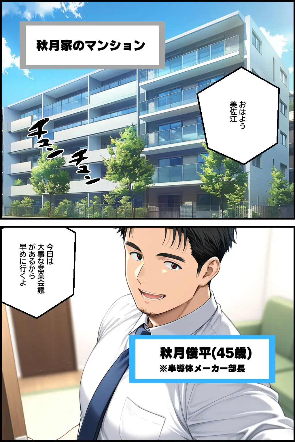 母娘娯楽2〜管理人の罠に堕ちた母娘〜  美佐江（母）の章（前編） 4ページ