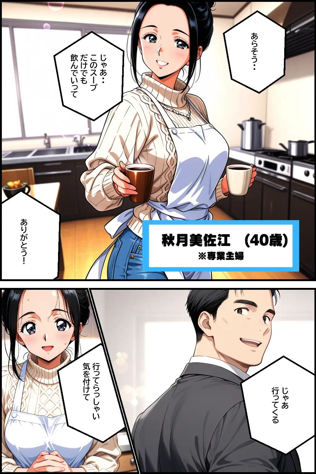 母娘娯楽2〜管理人の罠に堕ちた母娘〜  美佐江（母）の章（前編） 5ページ