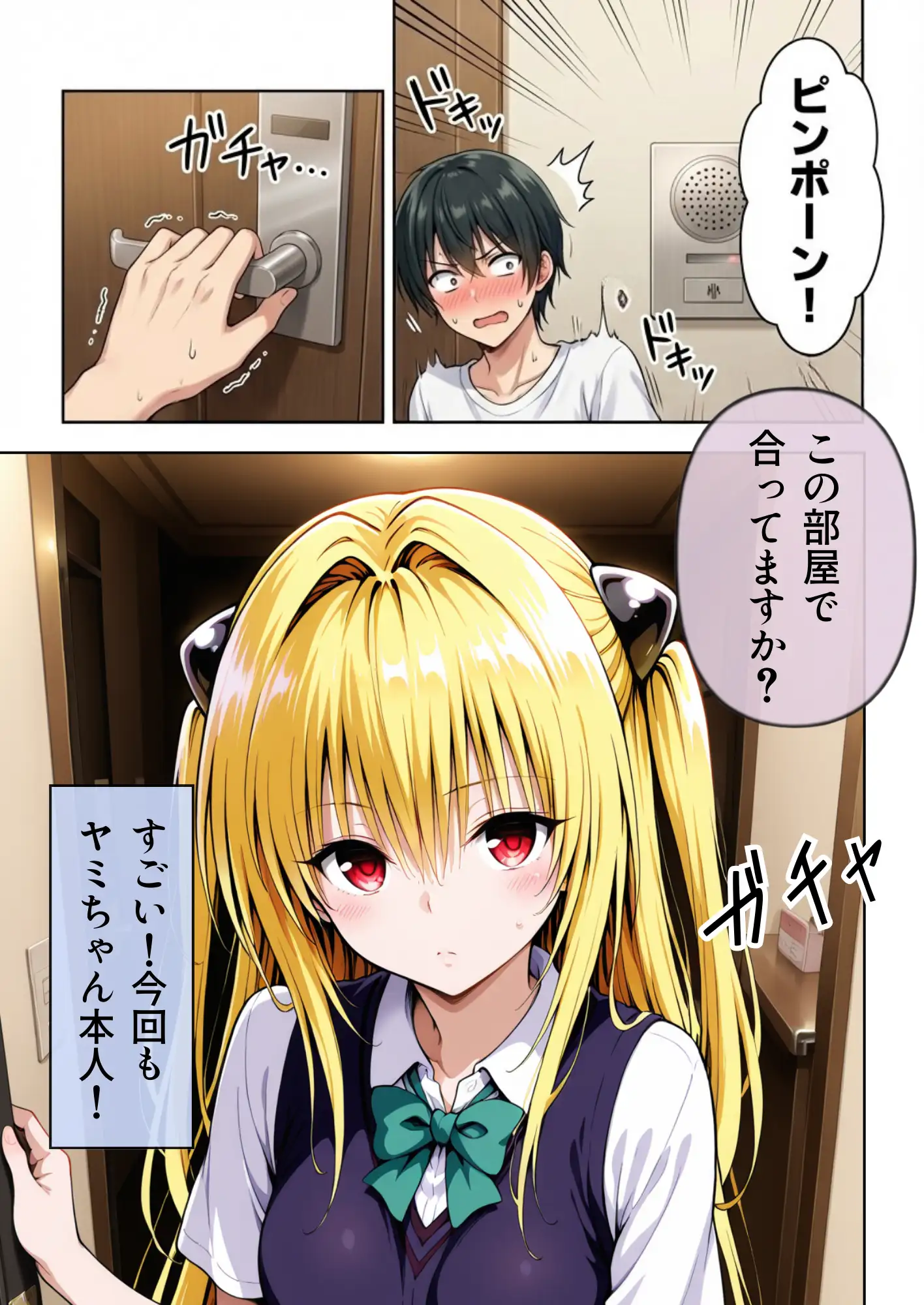 【動画付】デリヘルっ娘！ヤミ編 4ページ