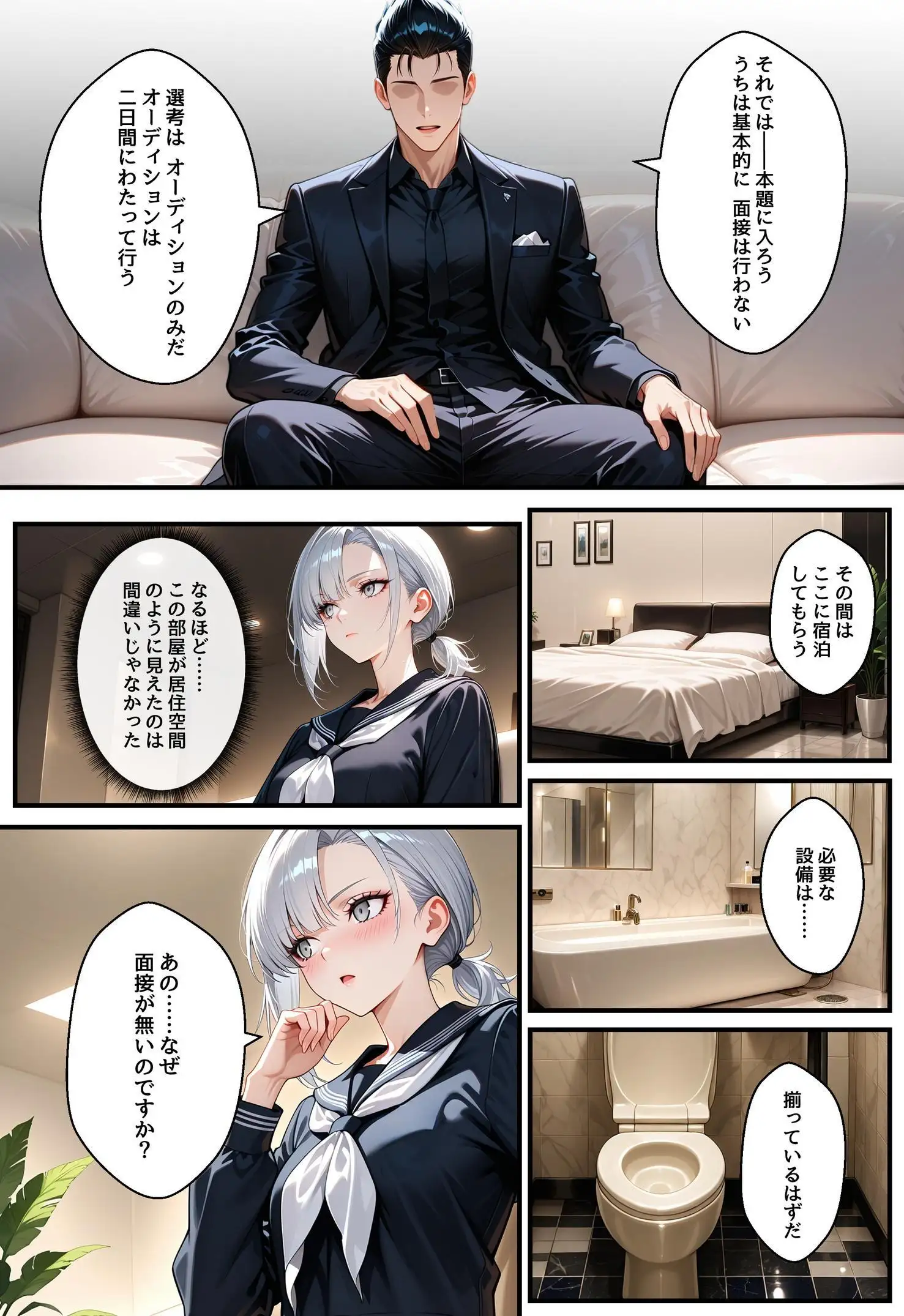 潜入捜査で芸能スカウトされた結果、エッチな目に遭いました 13ページ