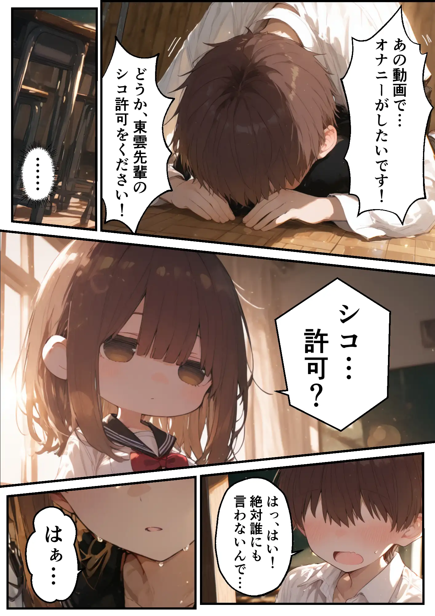 東雲姉妹の場合 - シコ許可もらおうとしたら、えっちな展開になる話 15ページ
