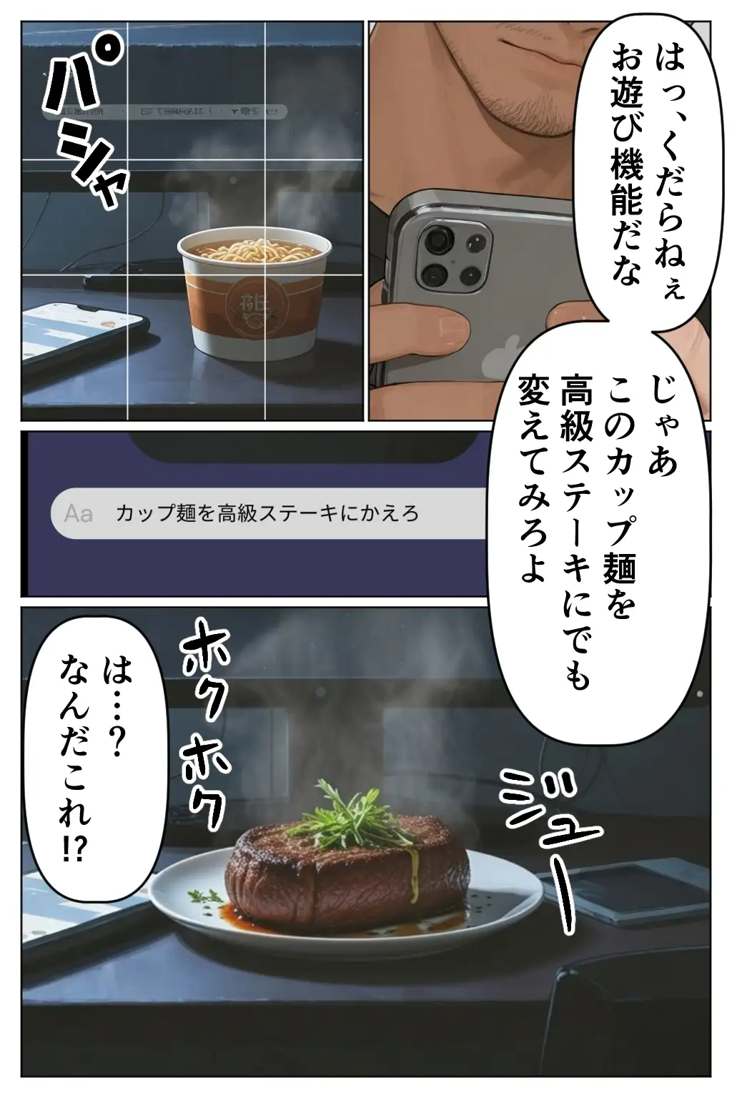 AIで現実改変！彼氏の目の前で開脚挿入〜NTRもコスプレもヤリ放題〜 2ページ